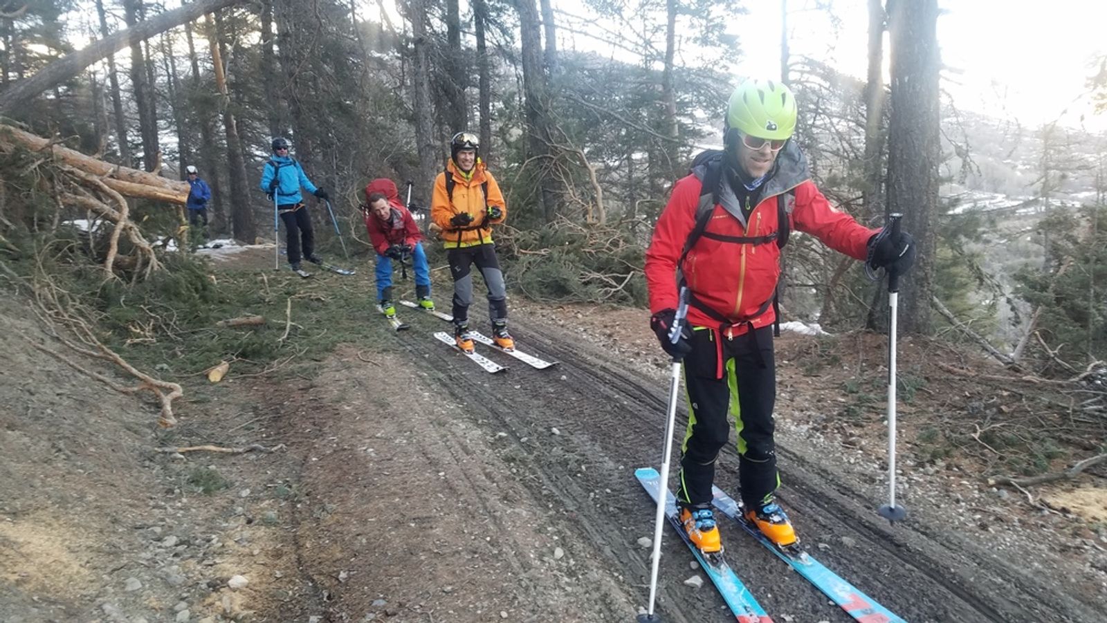 Stage freerando – Serre Chevalier – Traversée Montbrison – On lâche pas le morceau!