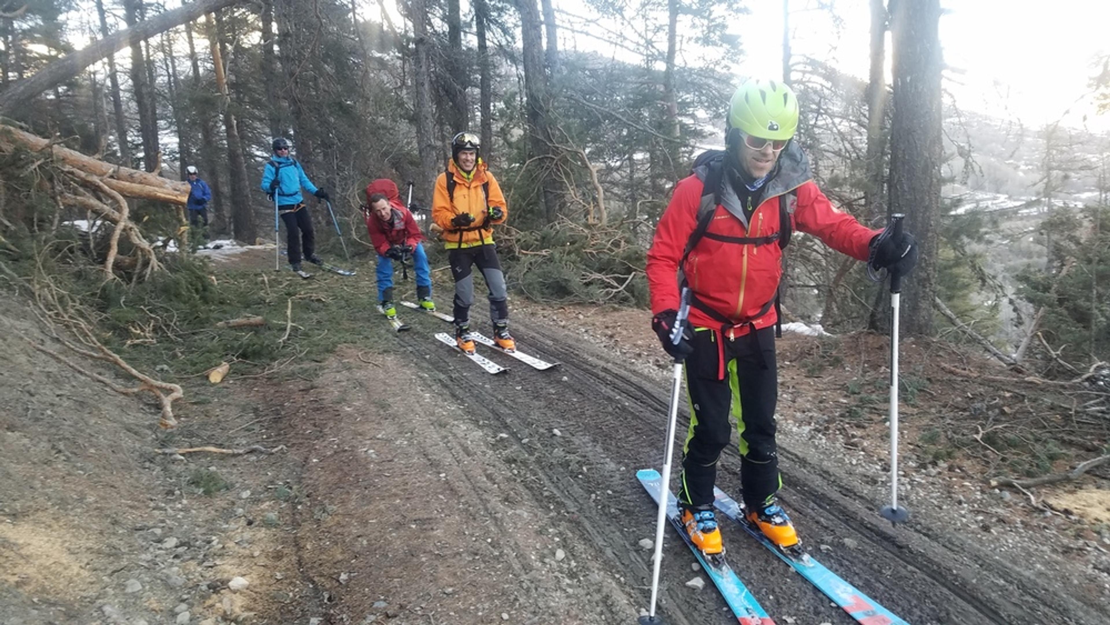 Stage freerando – Serre Chevalier – Traversée Montbrison – On lâche pas le morceau!