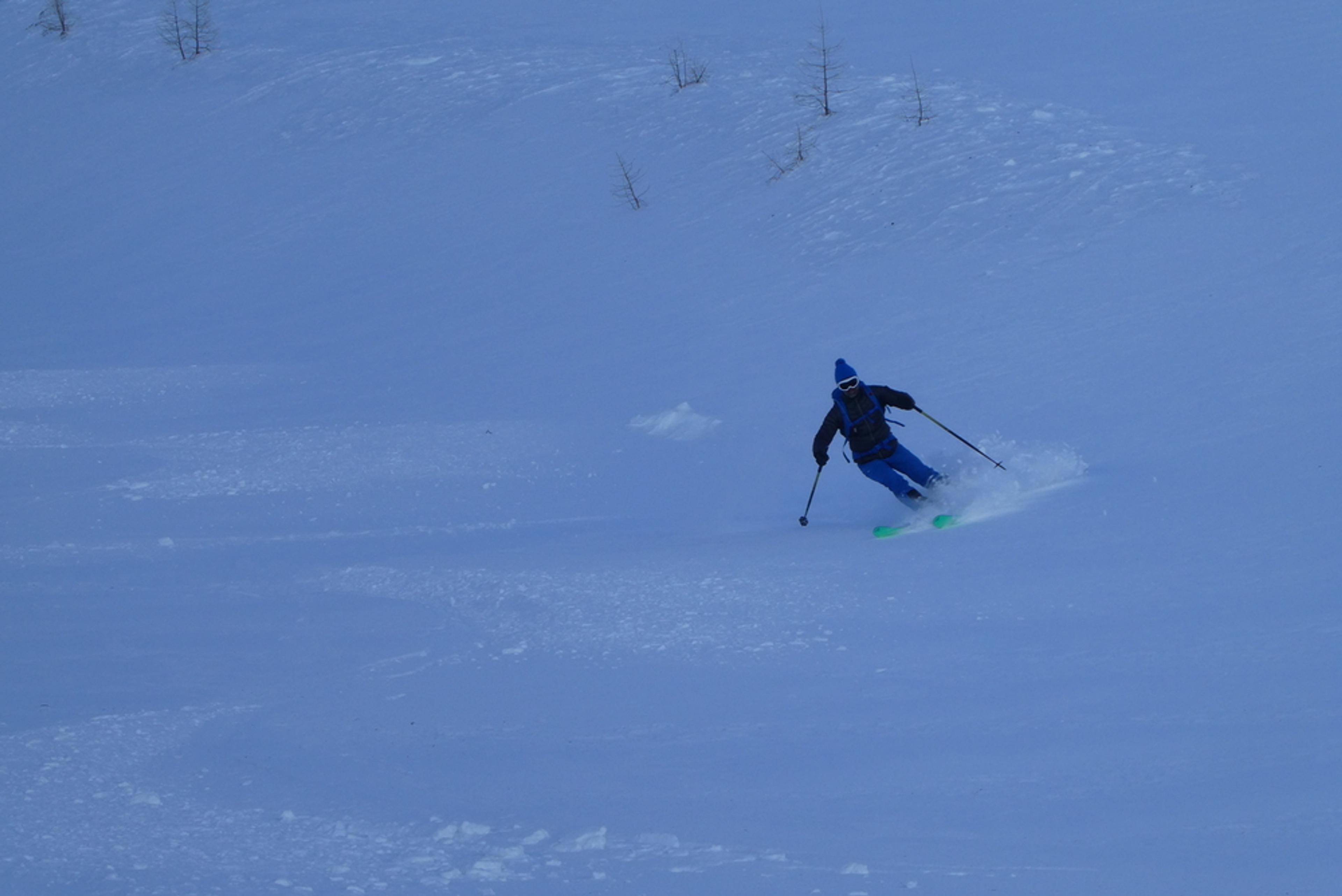 Stage freerando – Puy-Saint-Vincent – Guillaume on the peuf