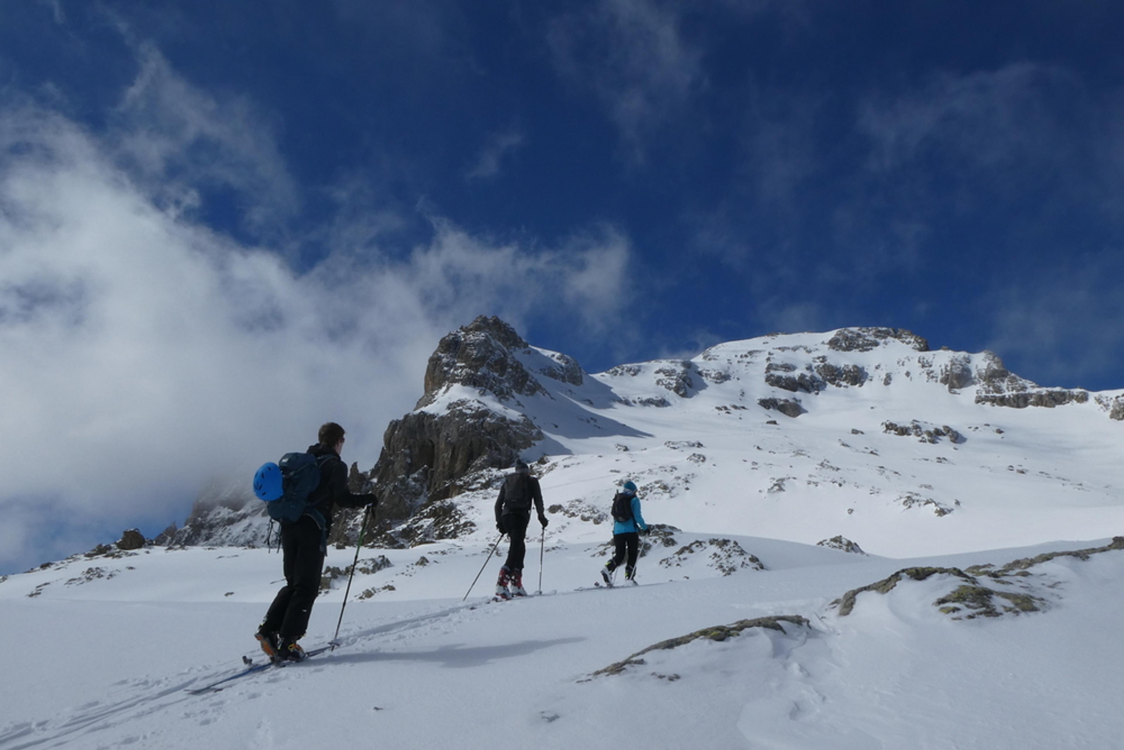 La Blanche - Pelvoux - Initiation - Objectif en vue
