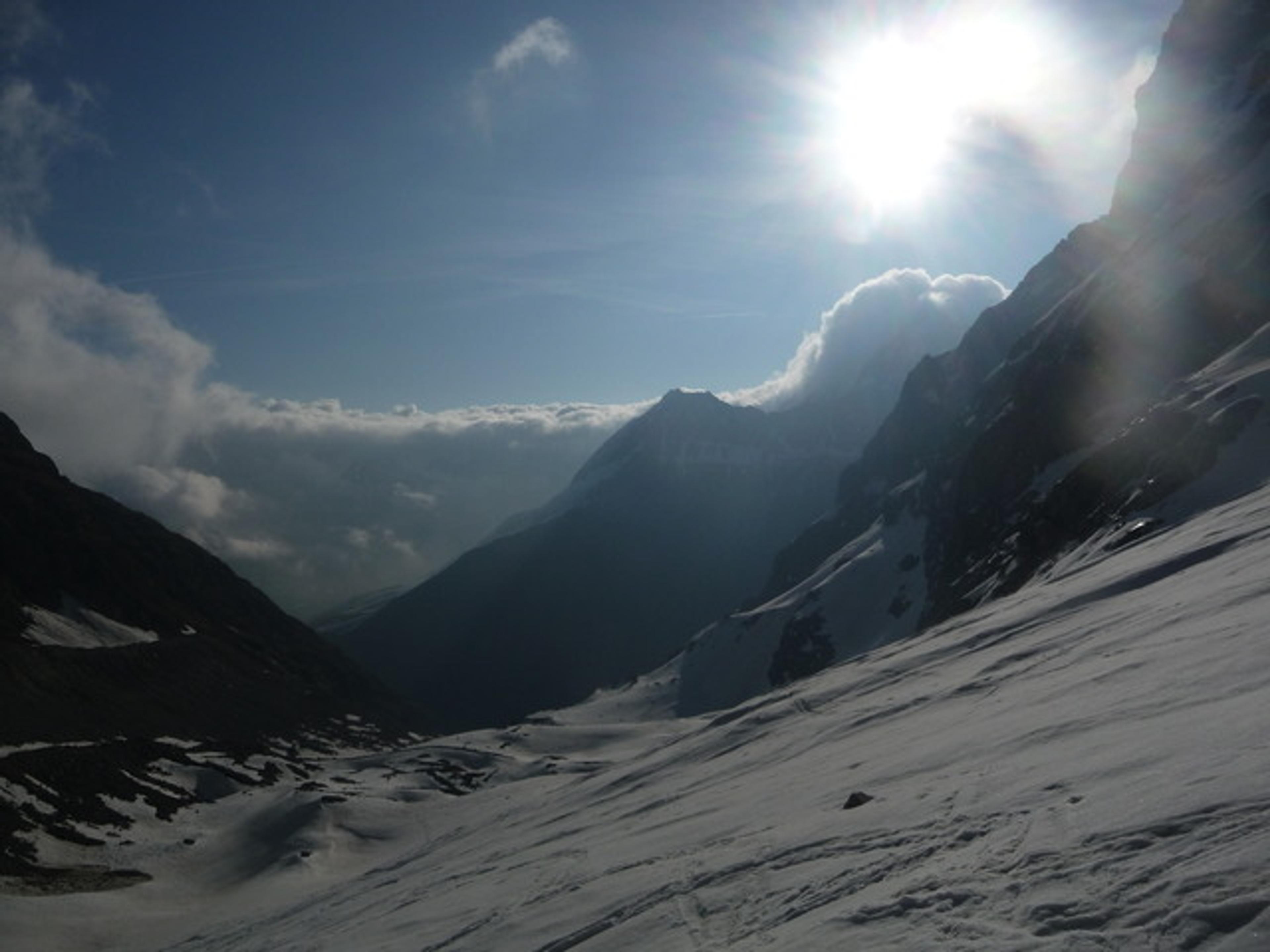 Mer de nuage sur le Briançonnais