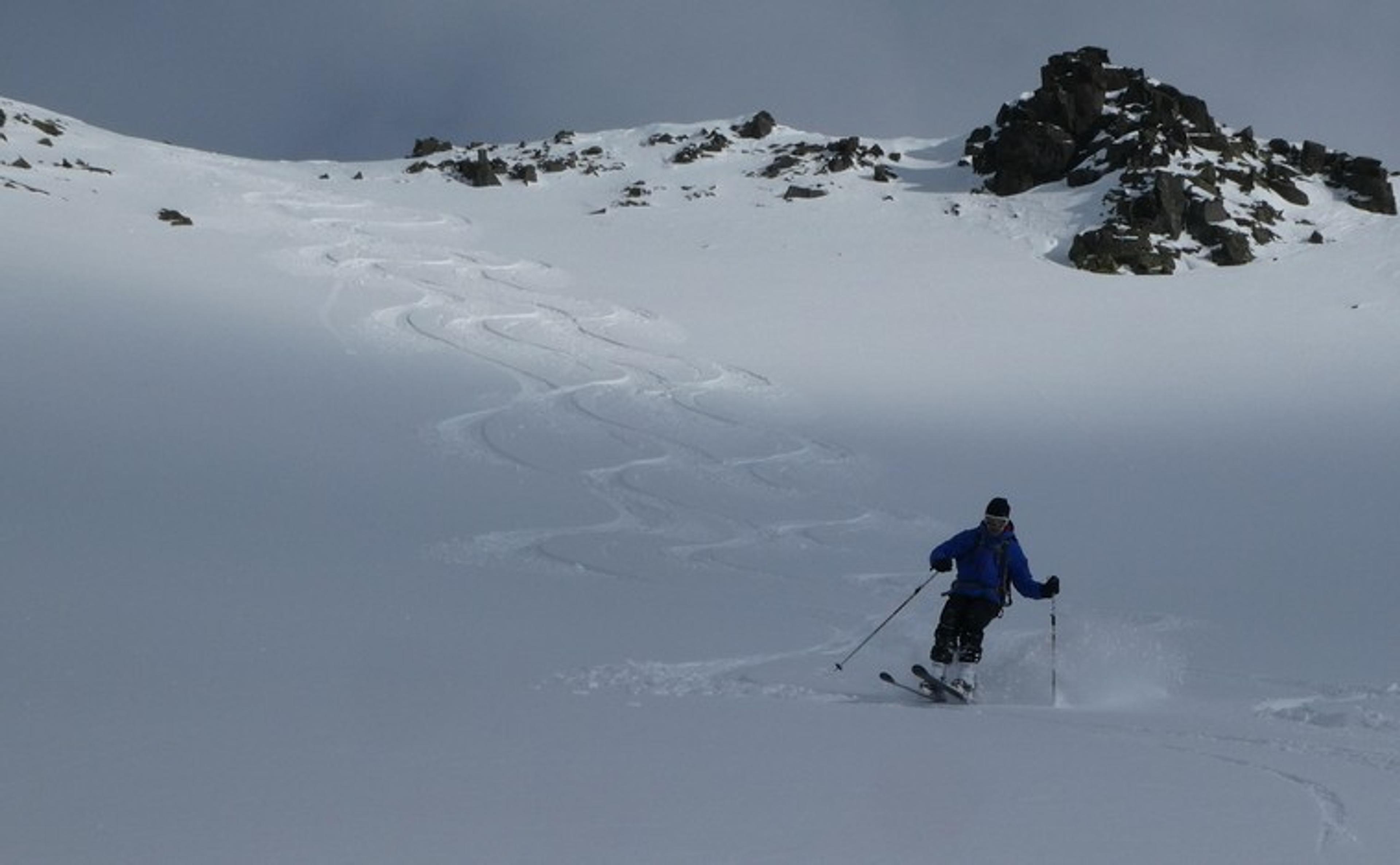 Ski rando terre rouge - Vers Roche Noire - Routine