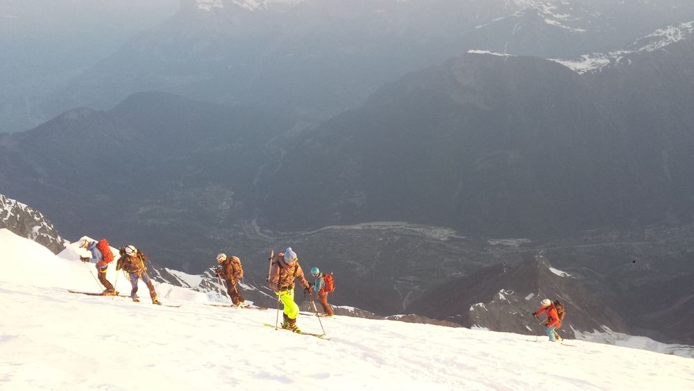 Mont-Blanc à ski