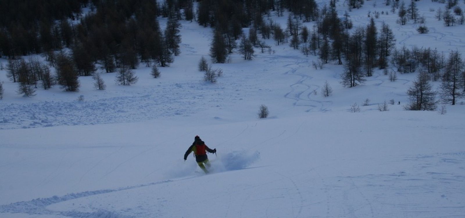 Hors-piste à Saint-Véran - Couloir de Chateaurenard - Faut pas en perdre une miette!
