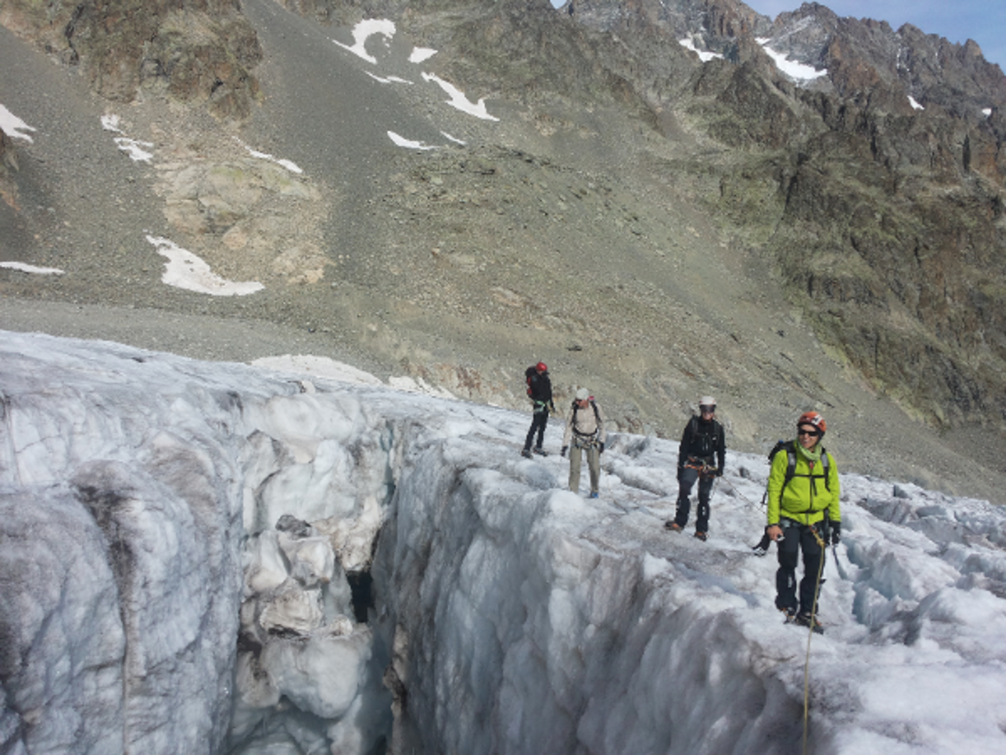 Y a de la belle crevasse!!