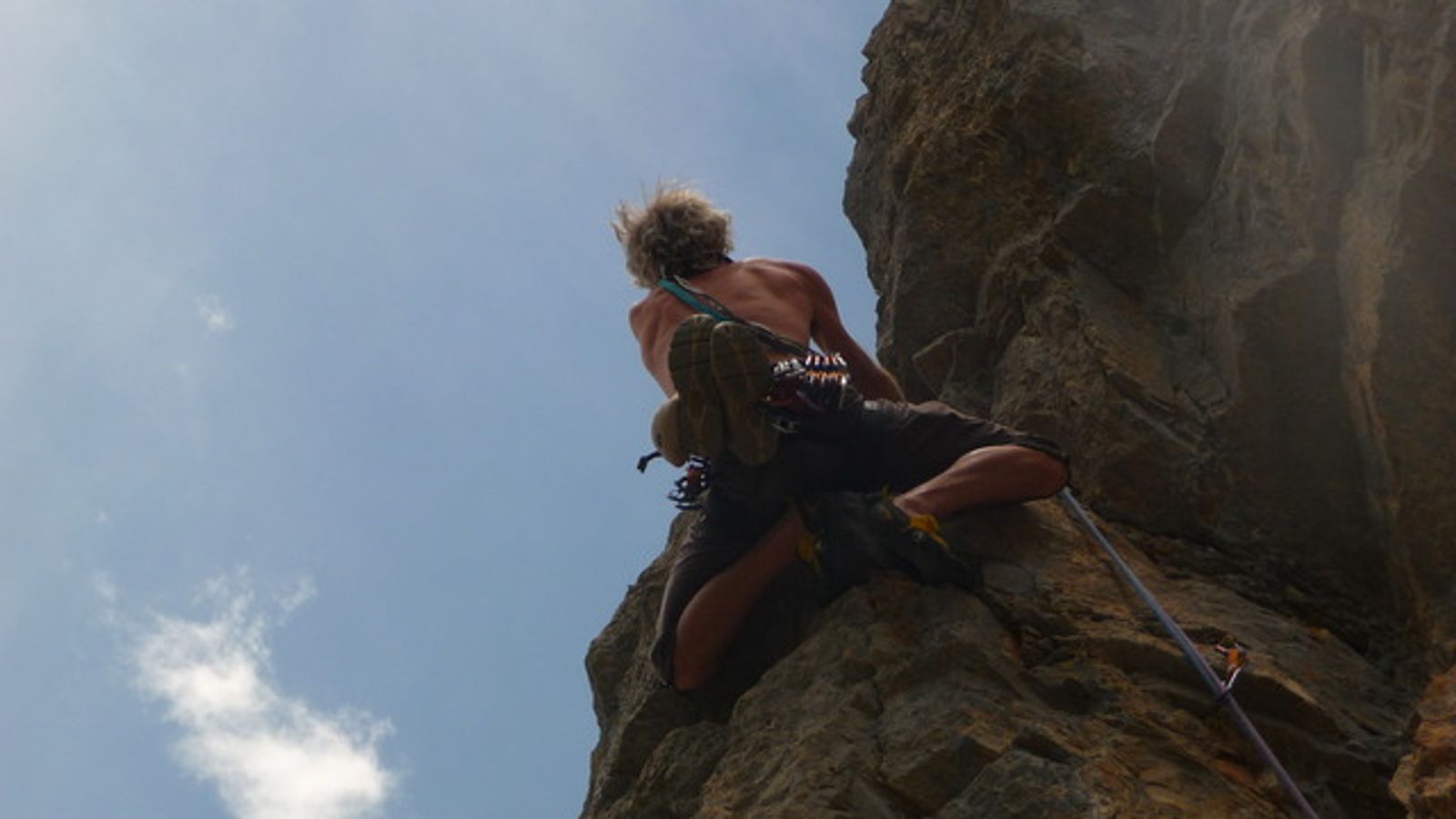 Tibo dans le 6b+