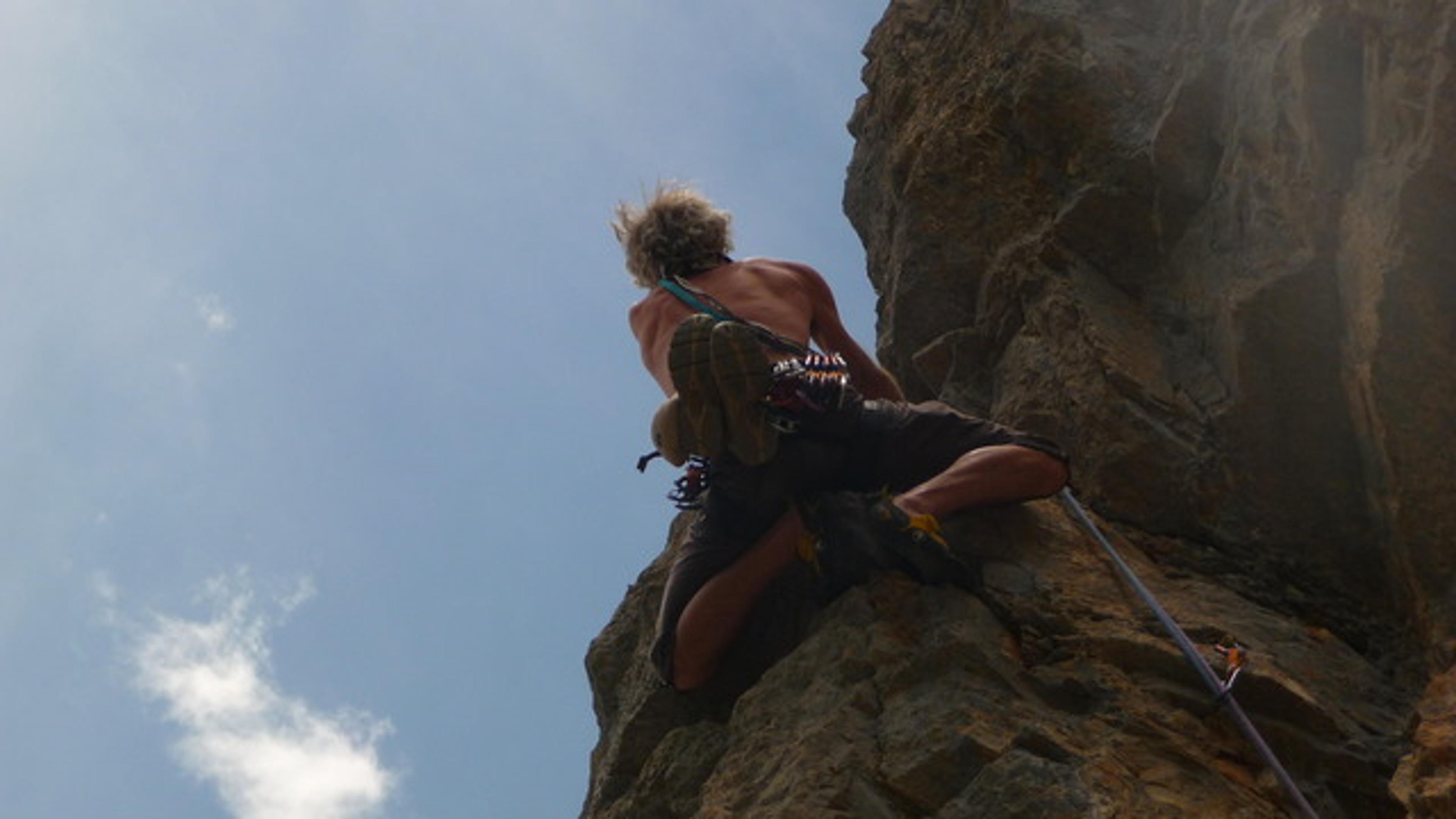 Tibo dans le 6b+