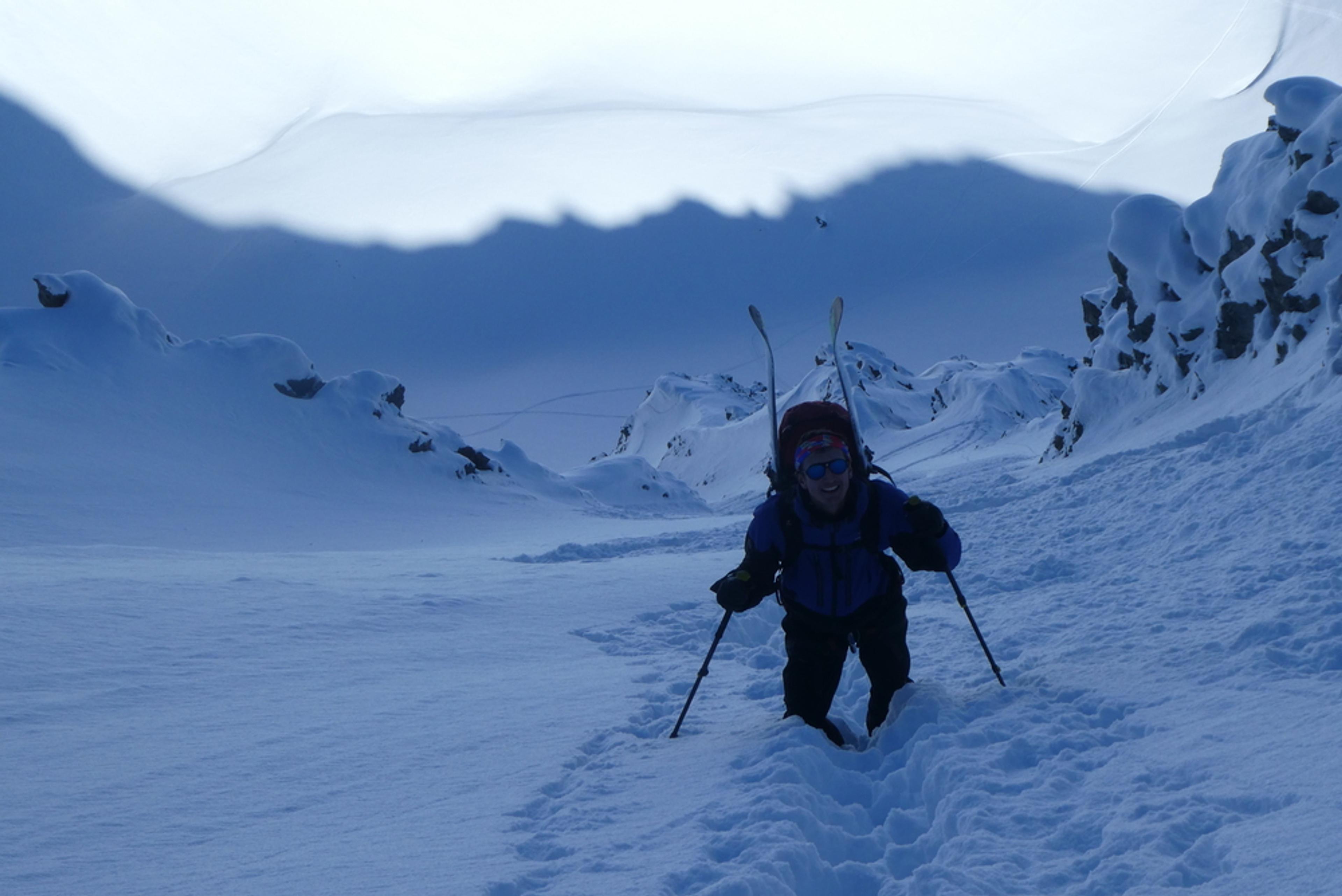 Pointe Charlet - Couloir nord - Ouff bientôt fini