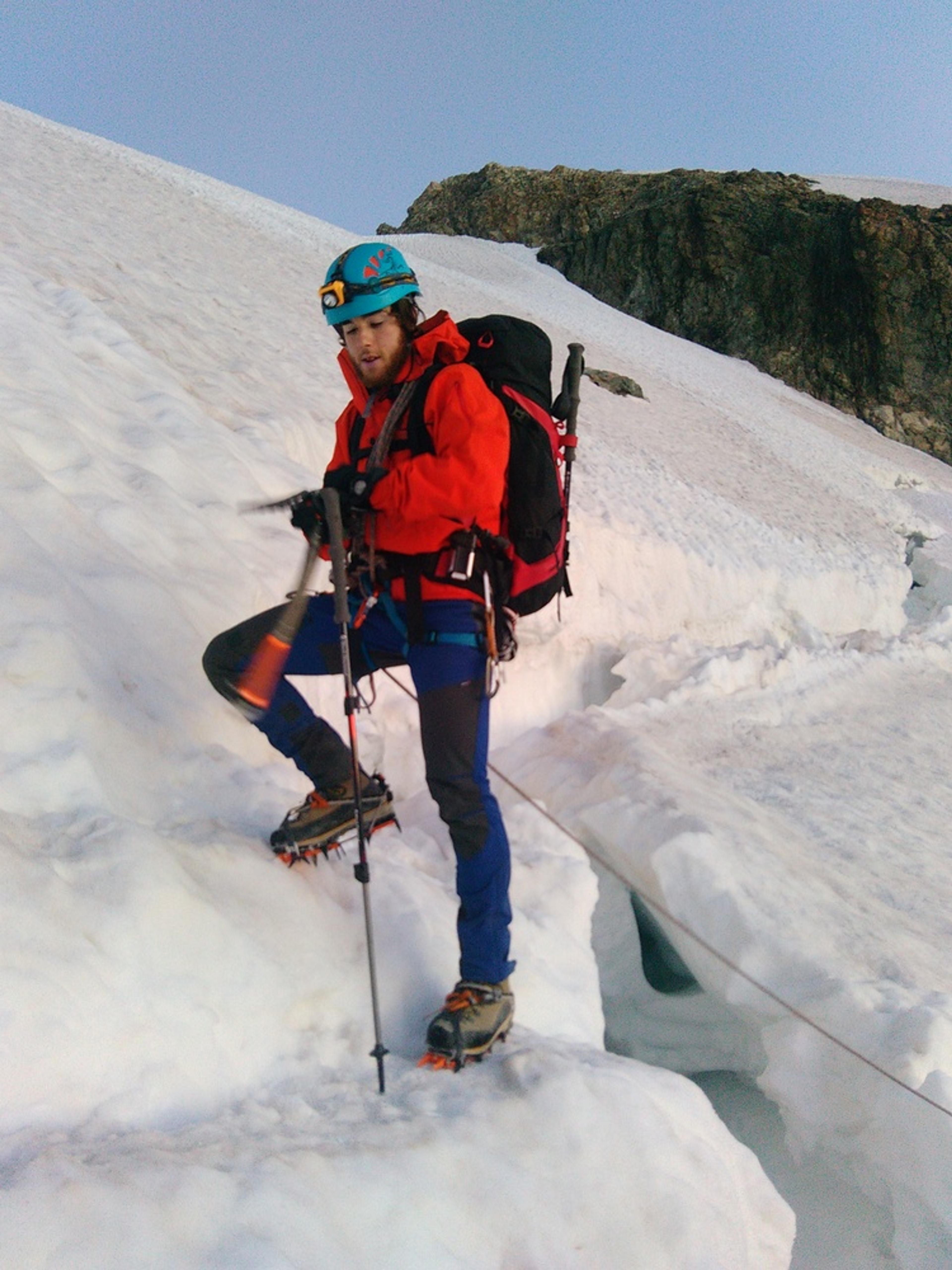 Stage autonomie alpinisme - Passage de rimaye