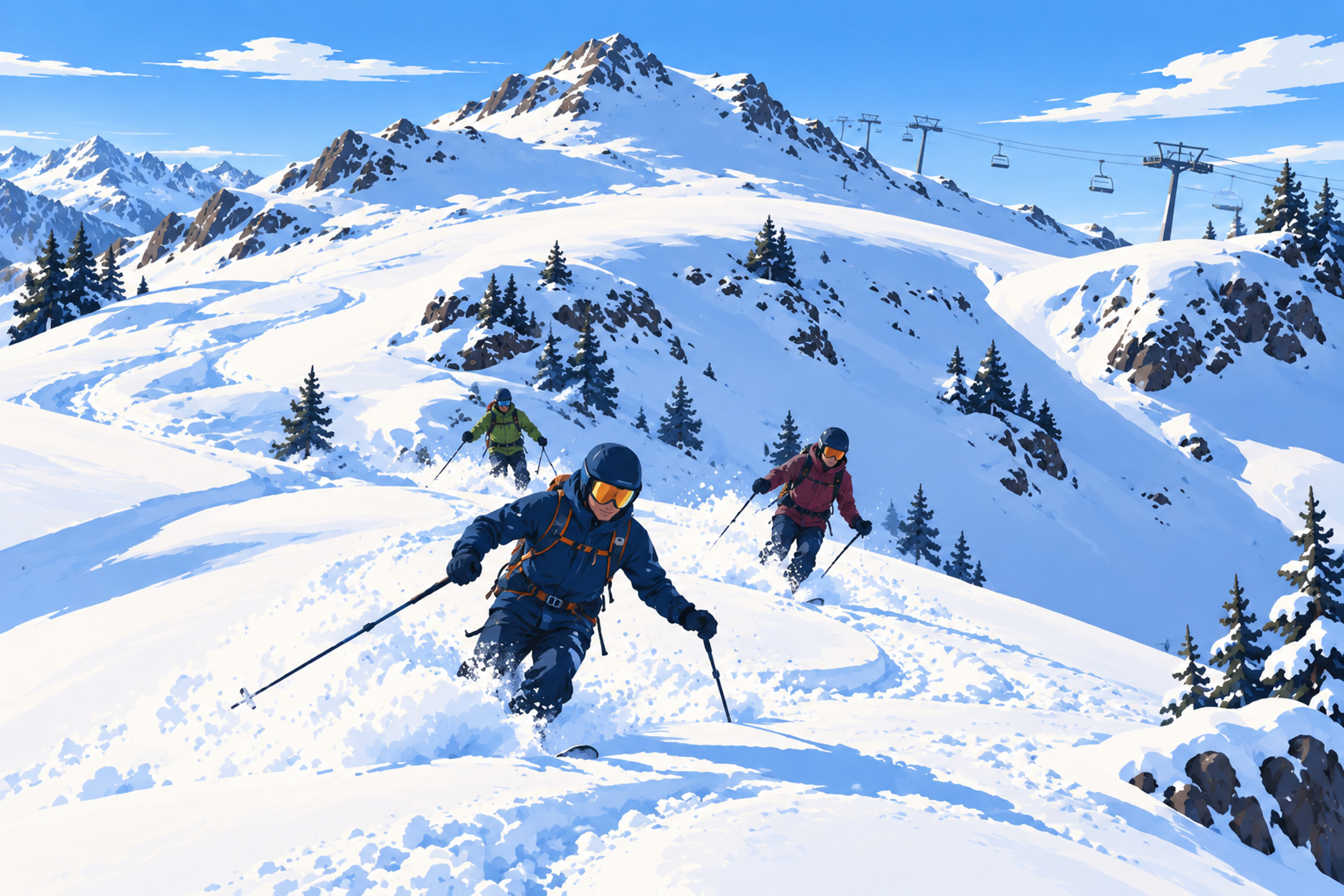 Journée hors-pistes