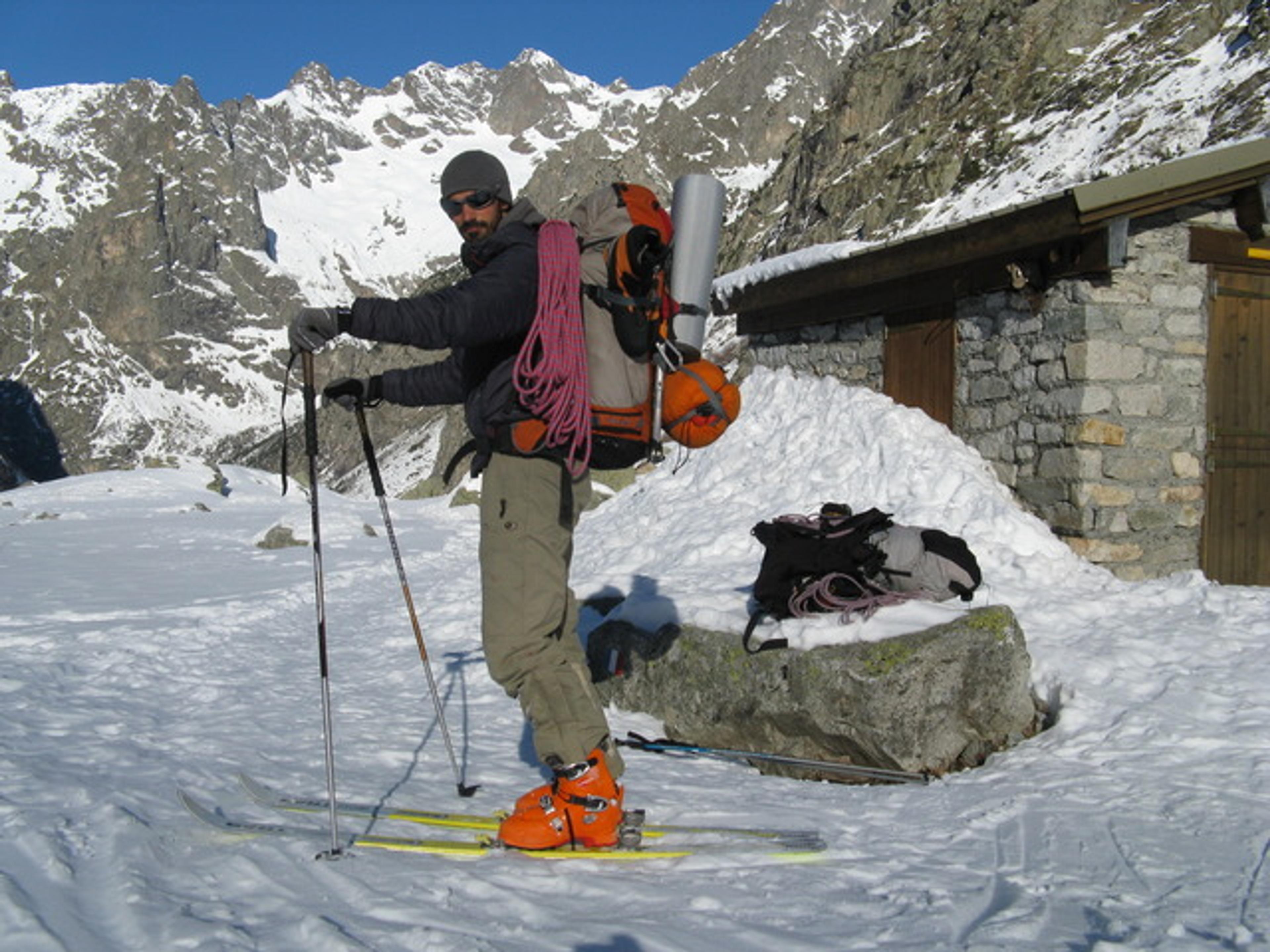 Au retour de la Couzy desmaison à ski