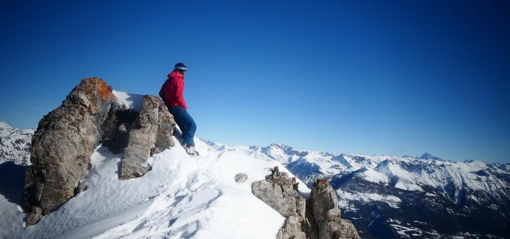 Couloir nord Aiguillas - La minute contemplation
