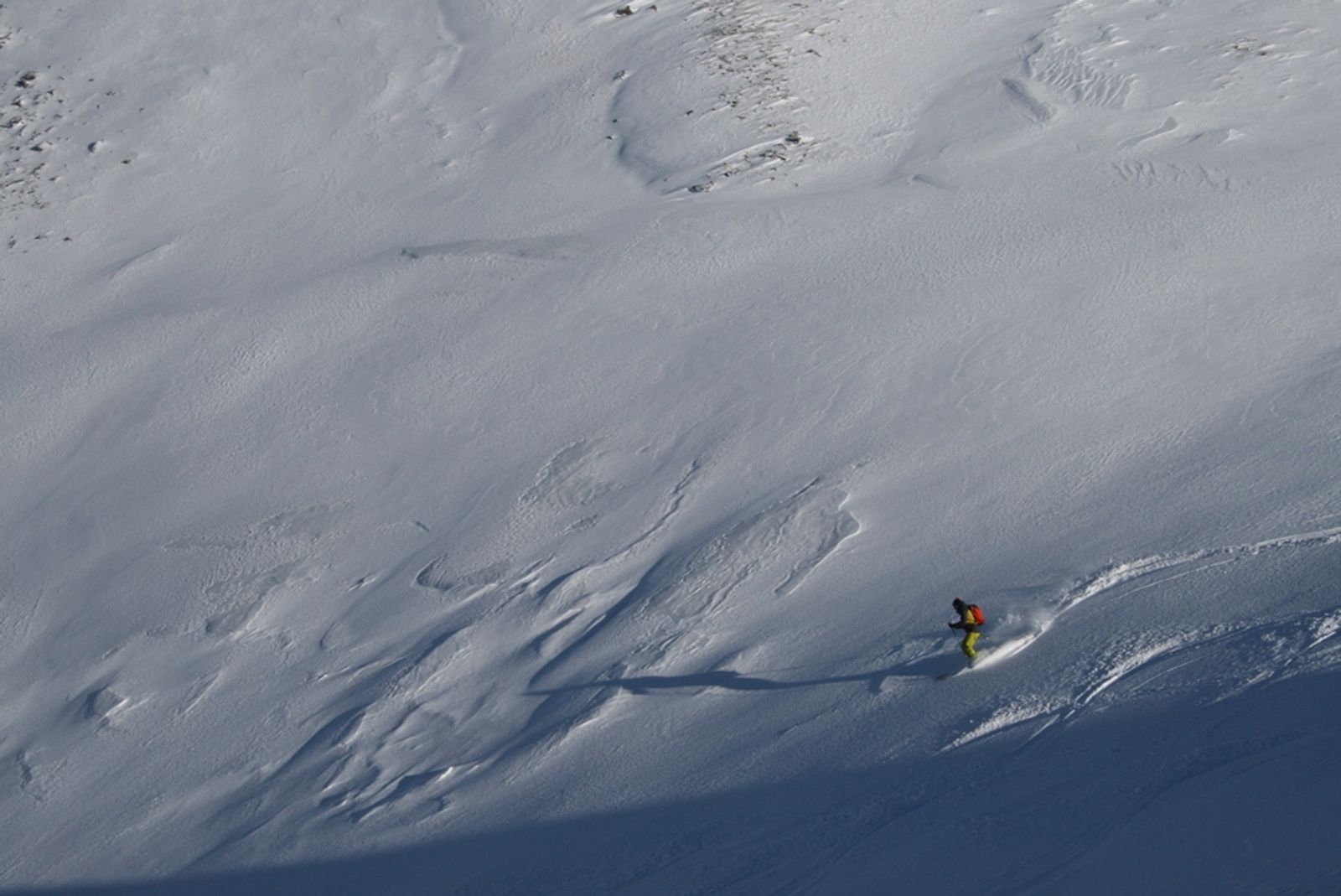 Hors-piste à Saint-Véran - Couloir de Chateaurenard - Avec du soleil, c'est tout de suite plus classe!