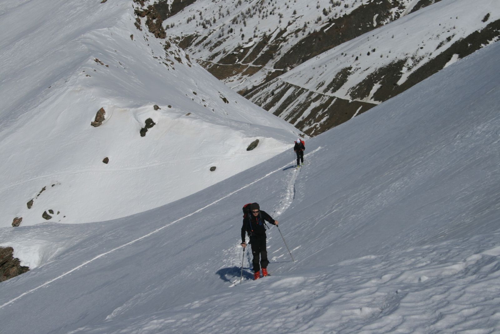 Vers la Tête du longet - Section un peu raide