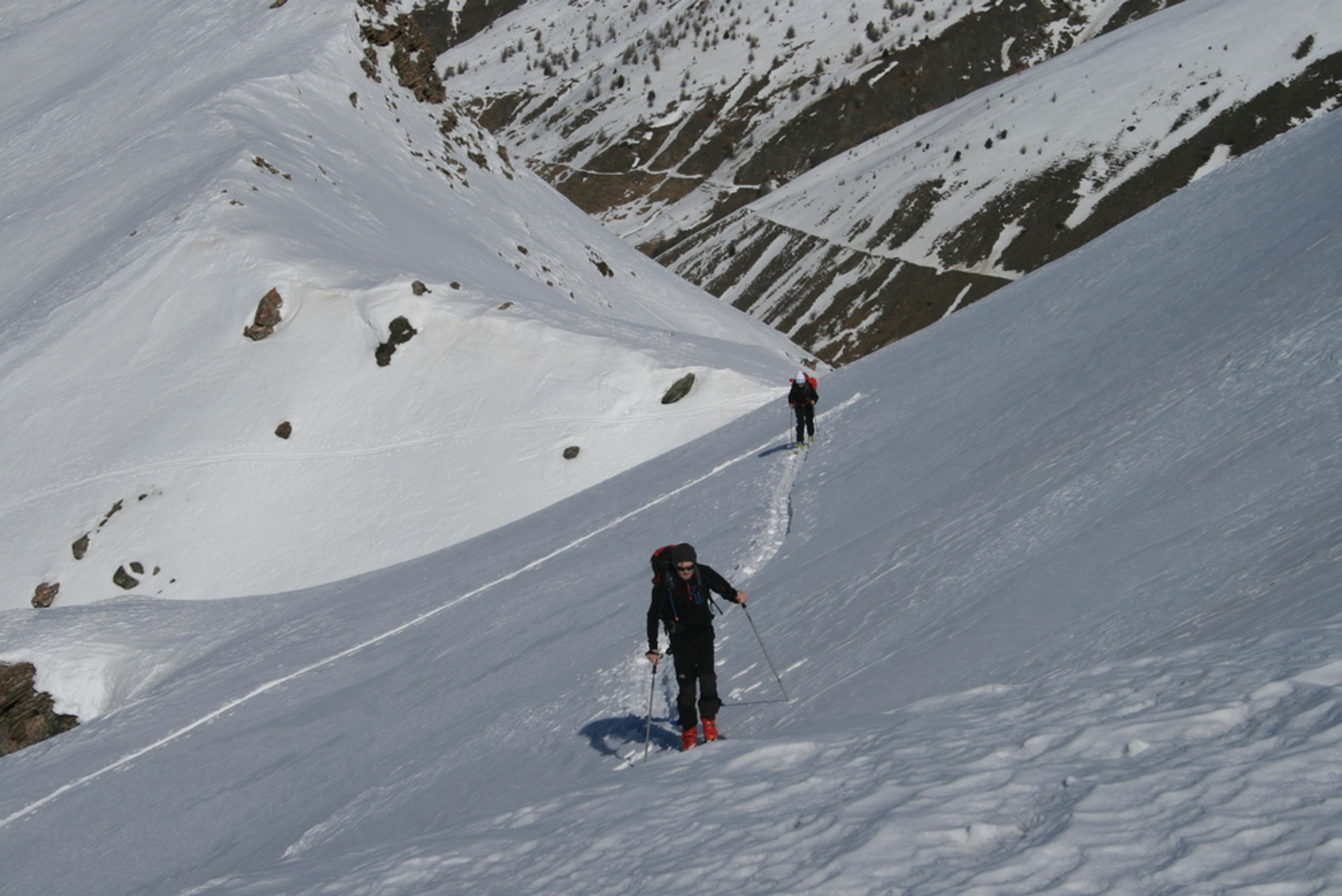 Vers la Tête du longet - Section un peu raide