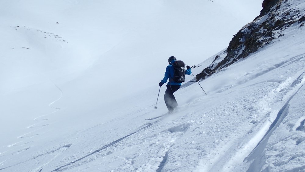 Skieur dans la poudre