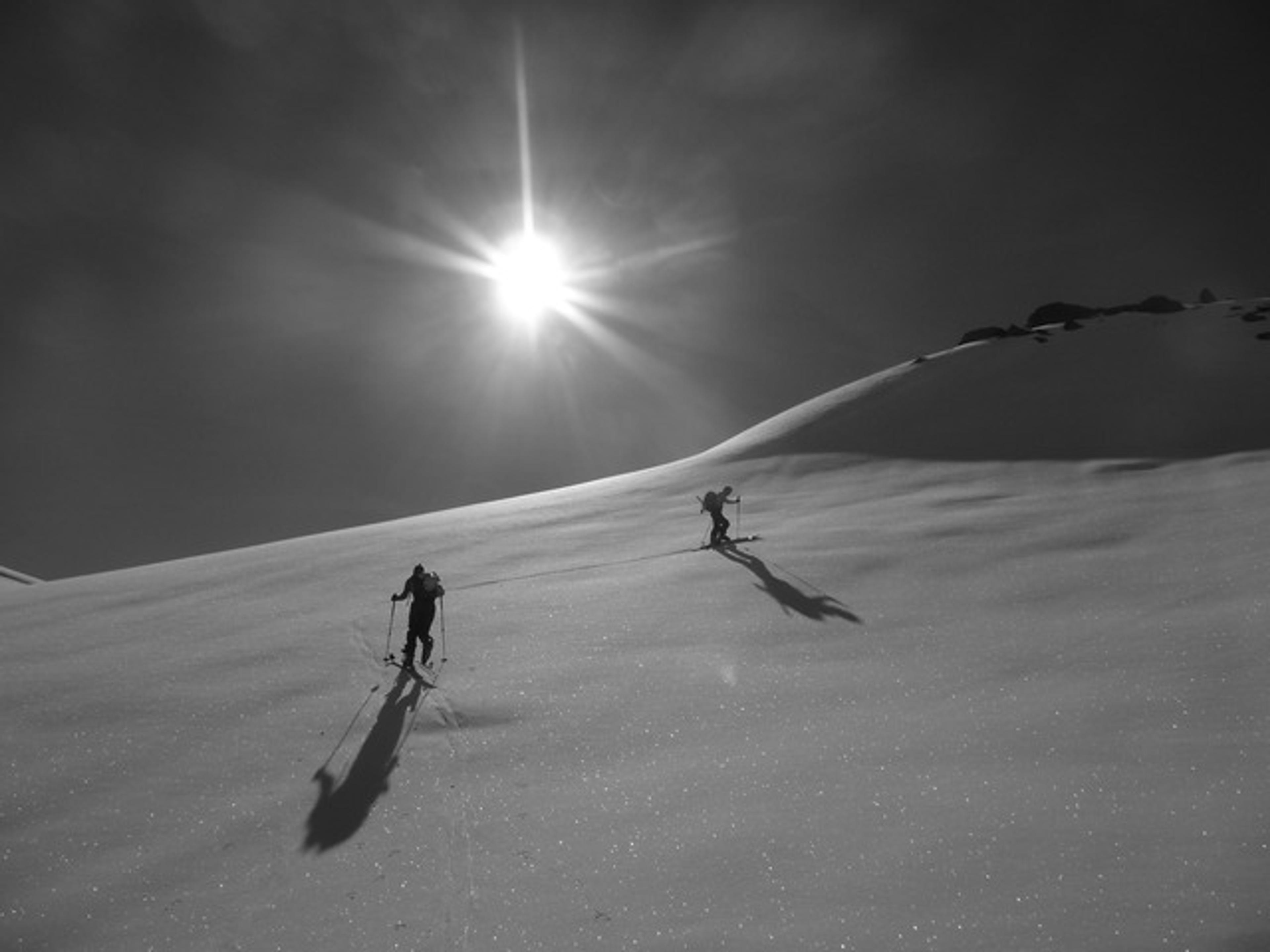 Dans la montée de Pointe du Vallon