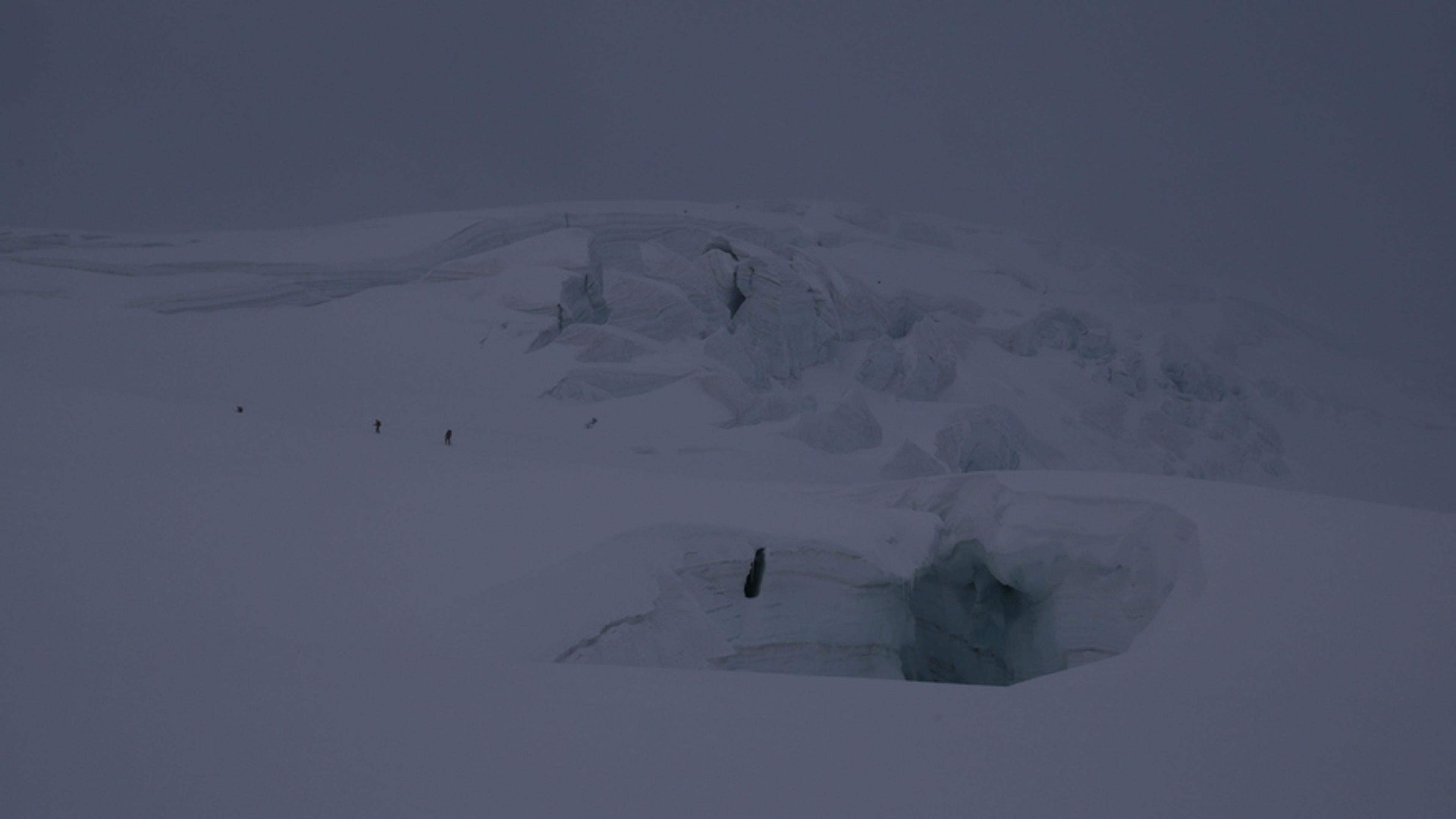 Des belles crevasses quand même!
