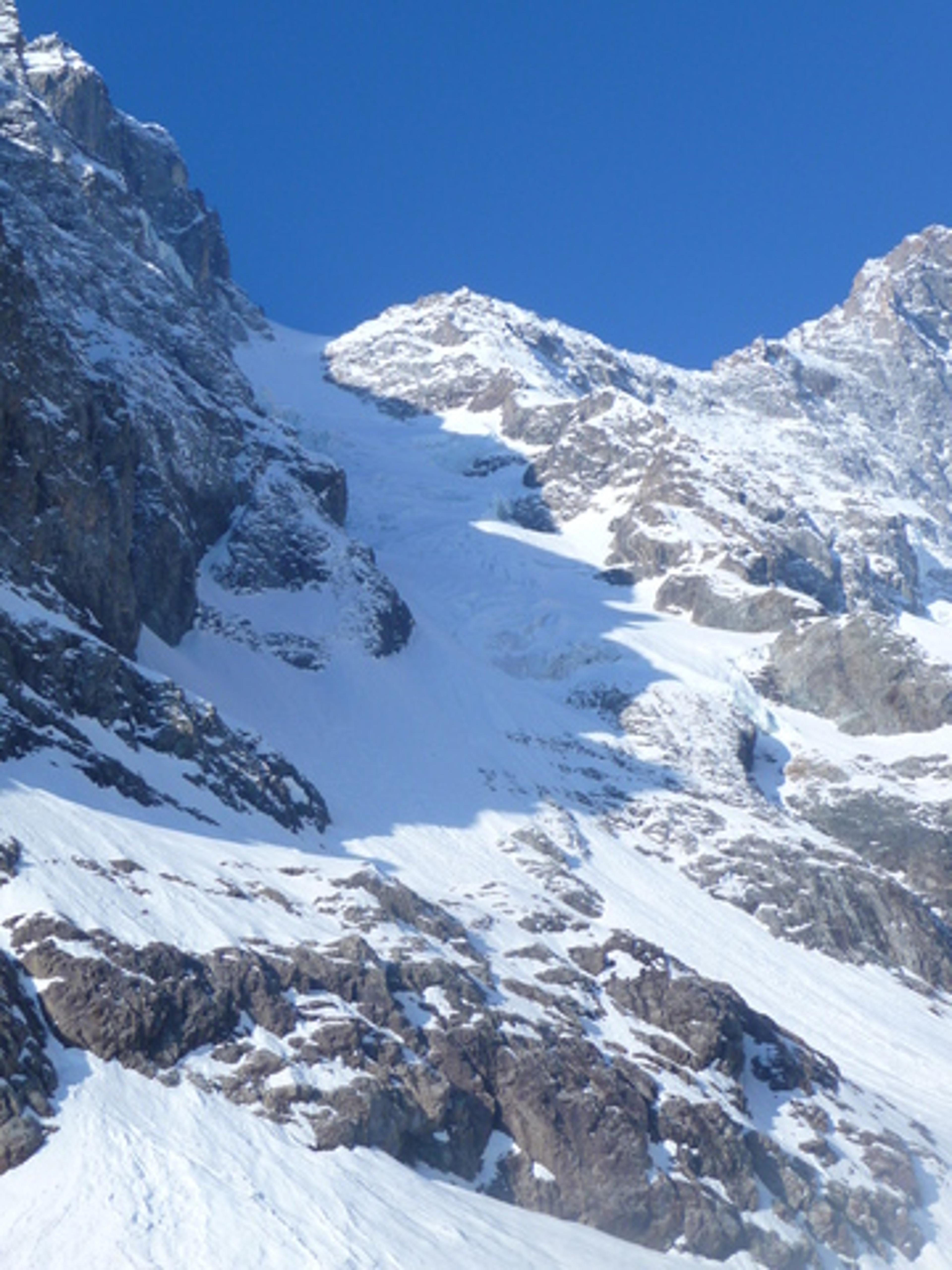Vue sur la descente