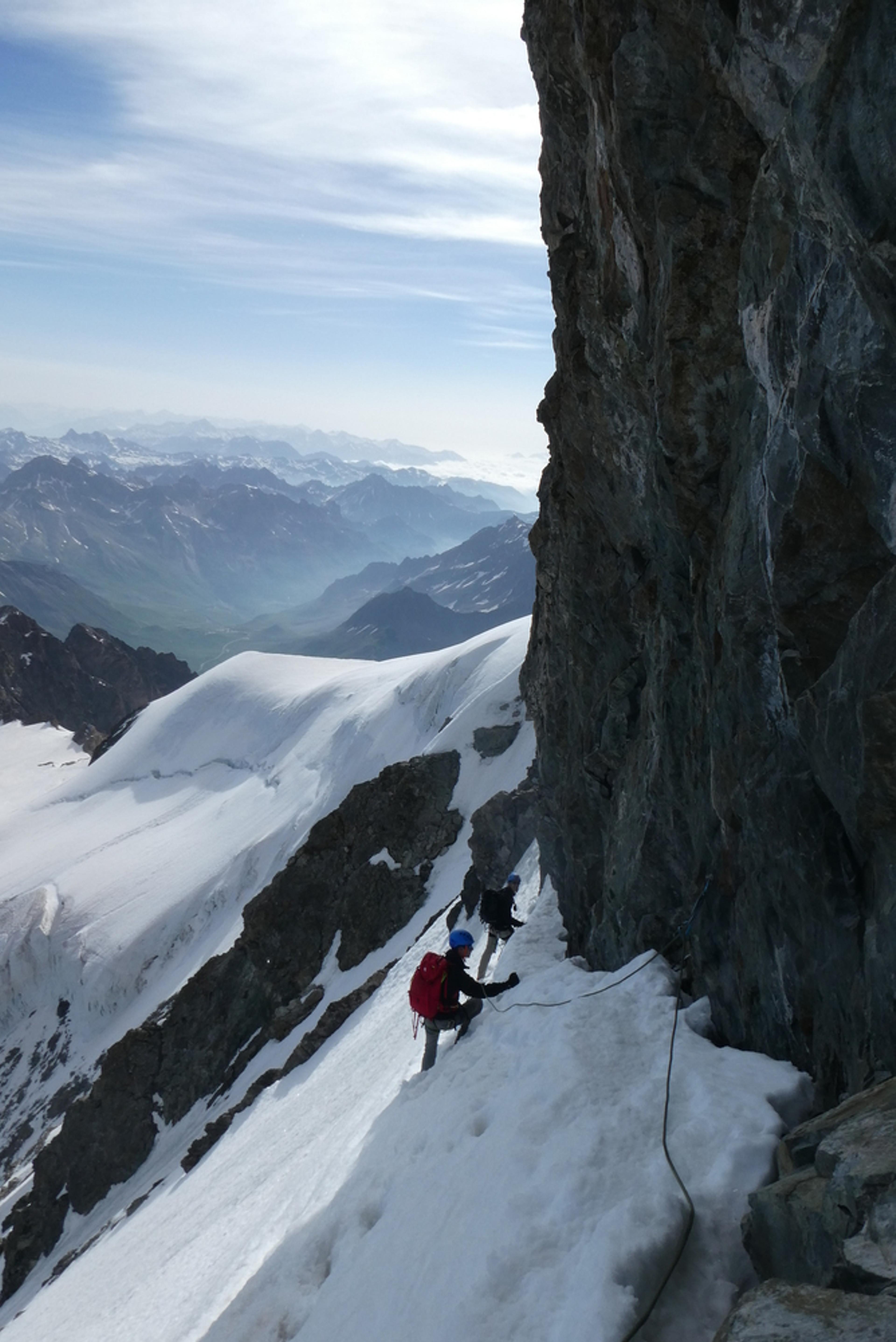 Traversée de la Meije - Sous la dent Zsigmondy