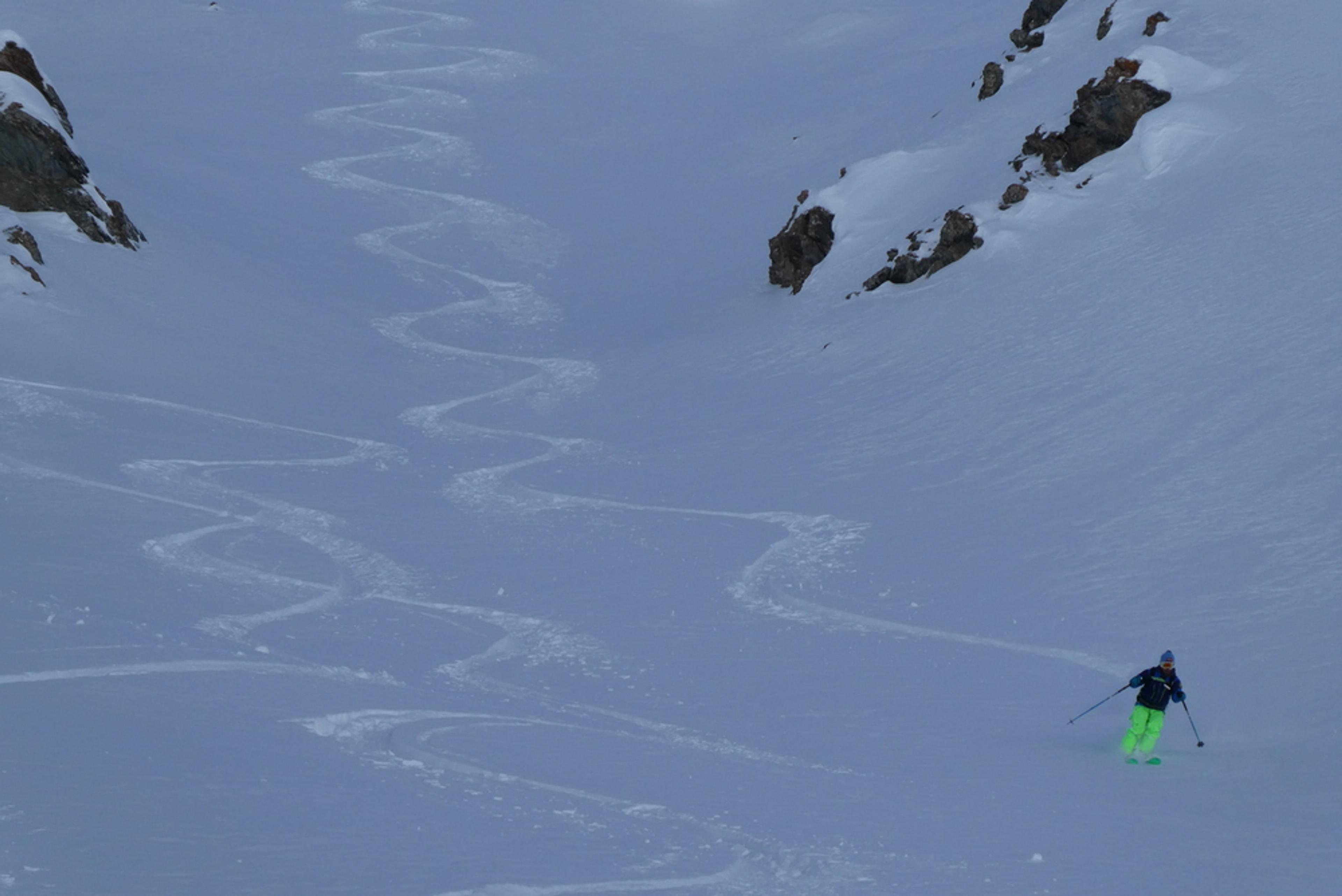 Couloirs - Sagnes Longues - Bas de la combe du vel