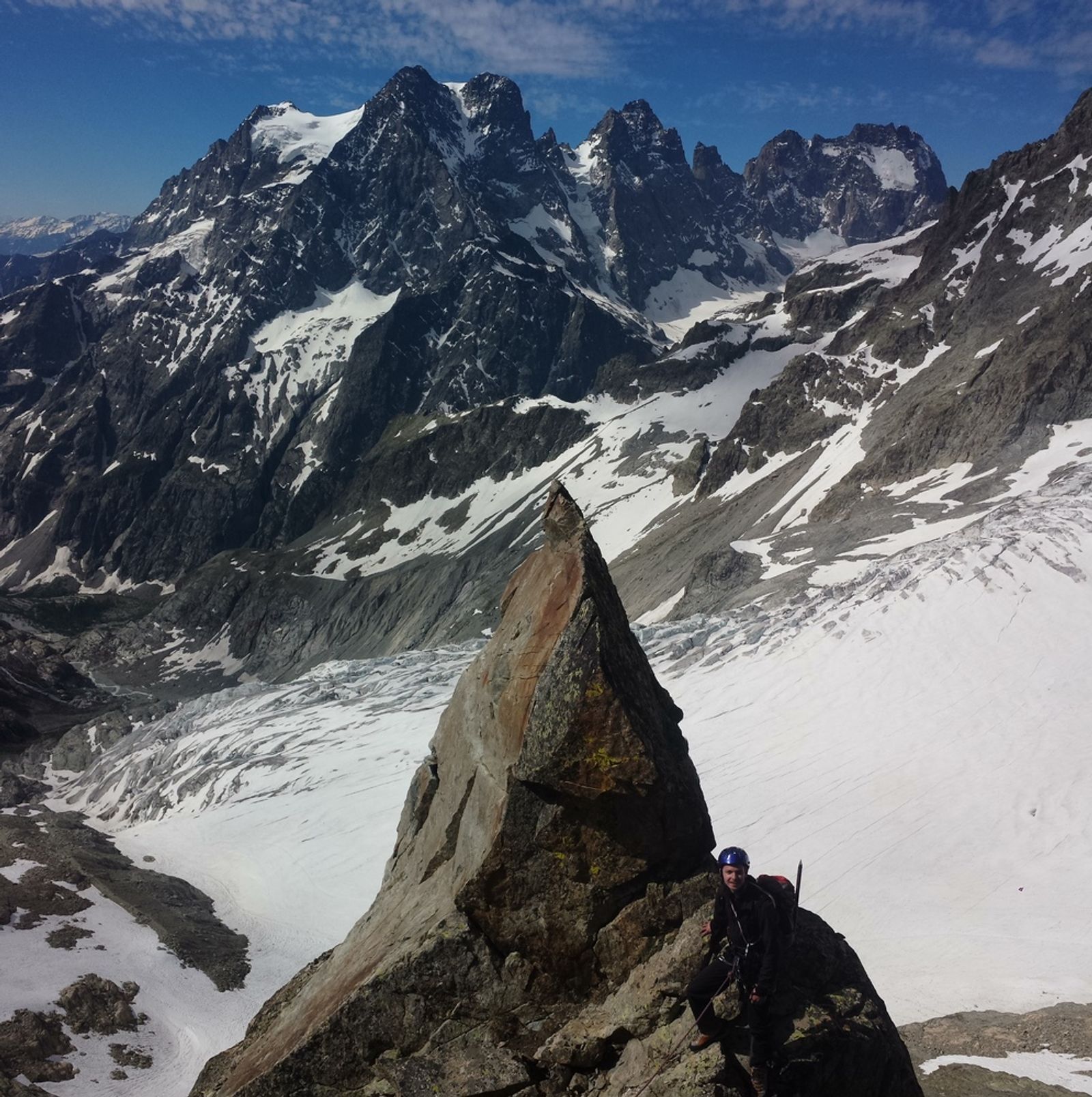 Stage autonomie - Max, arête sud du Pic du Glacier d'arsine