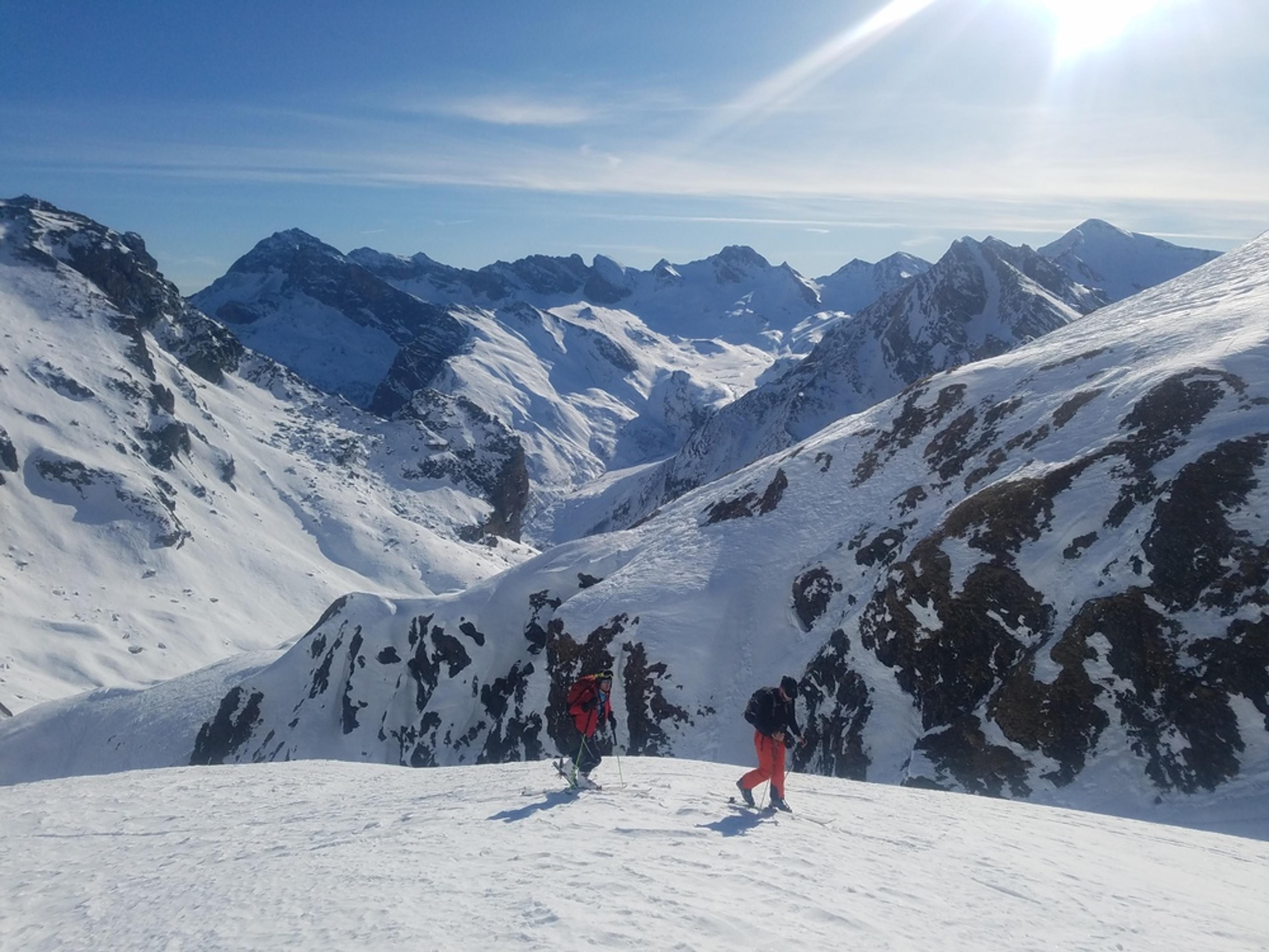 Raid Ski – Pic de Malacoste – Dans la montée