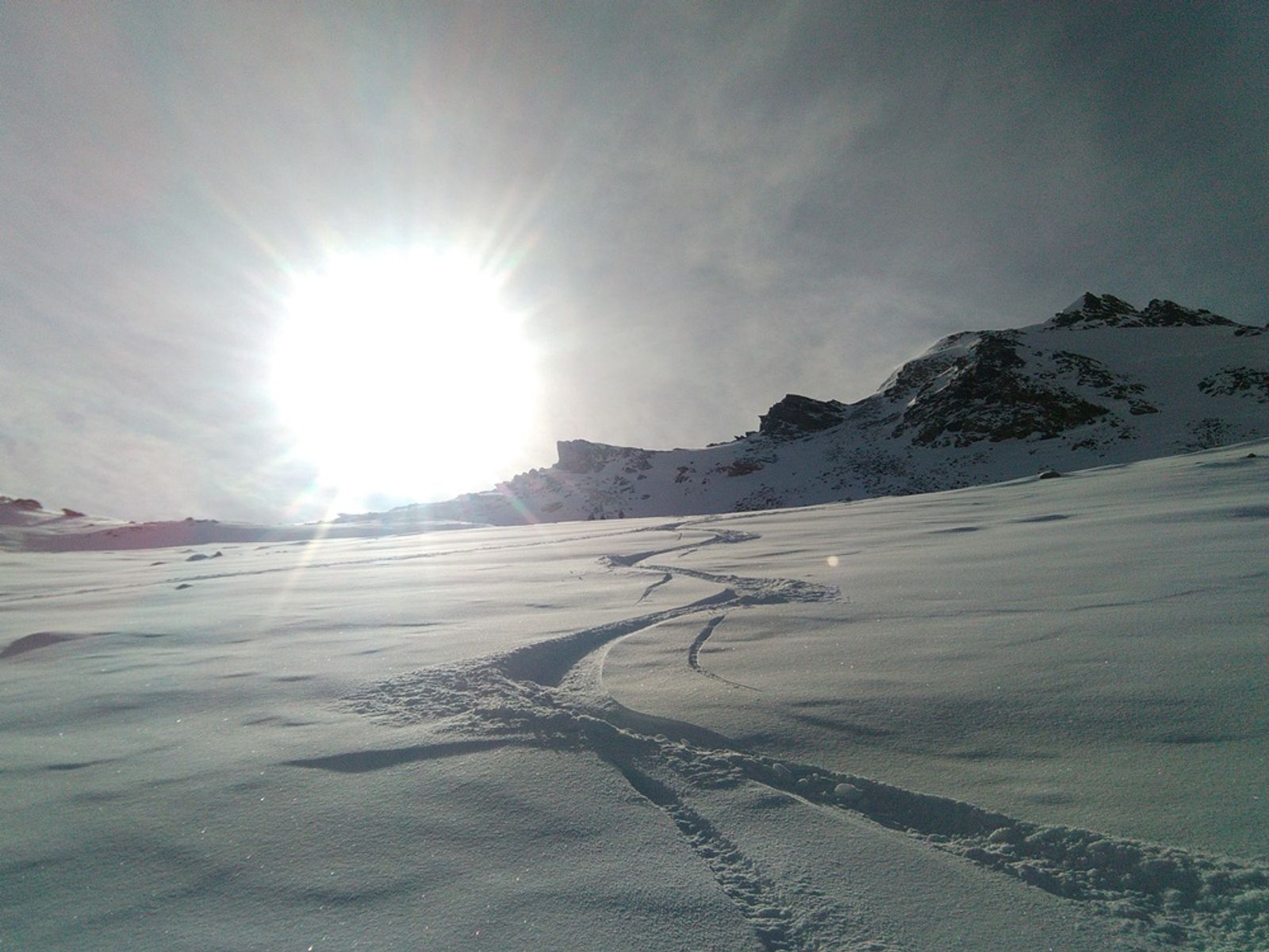 Col Blanchet - First turns in the powder