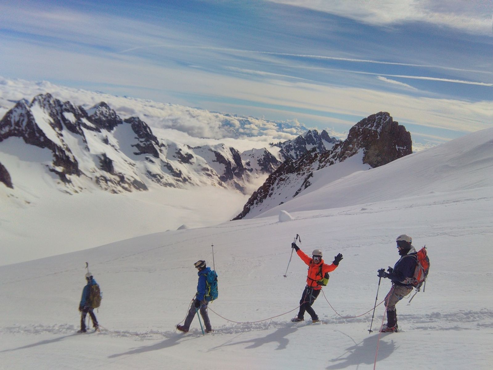 Stage Dôme des Ecrins - Et on descend