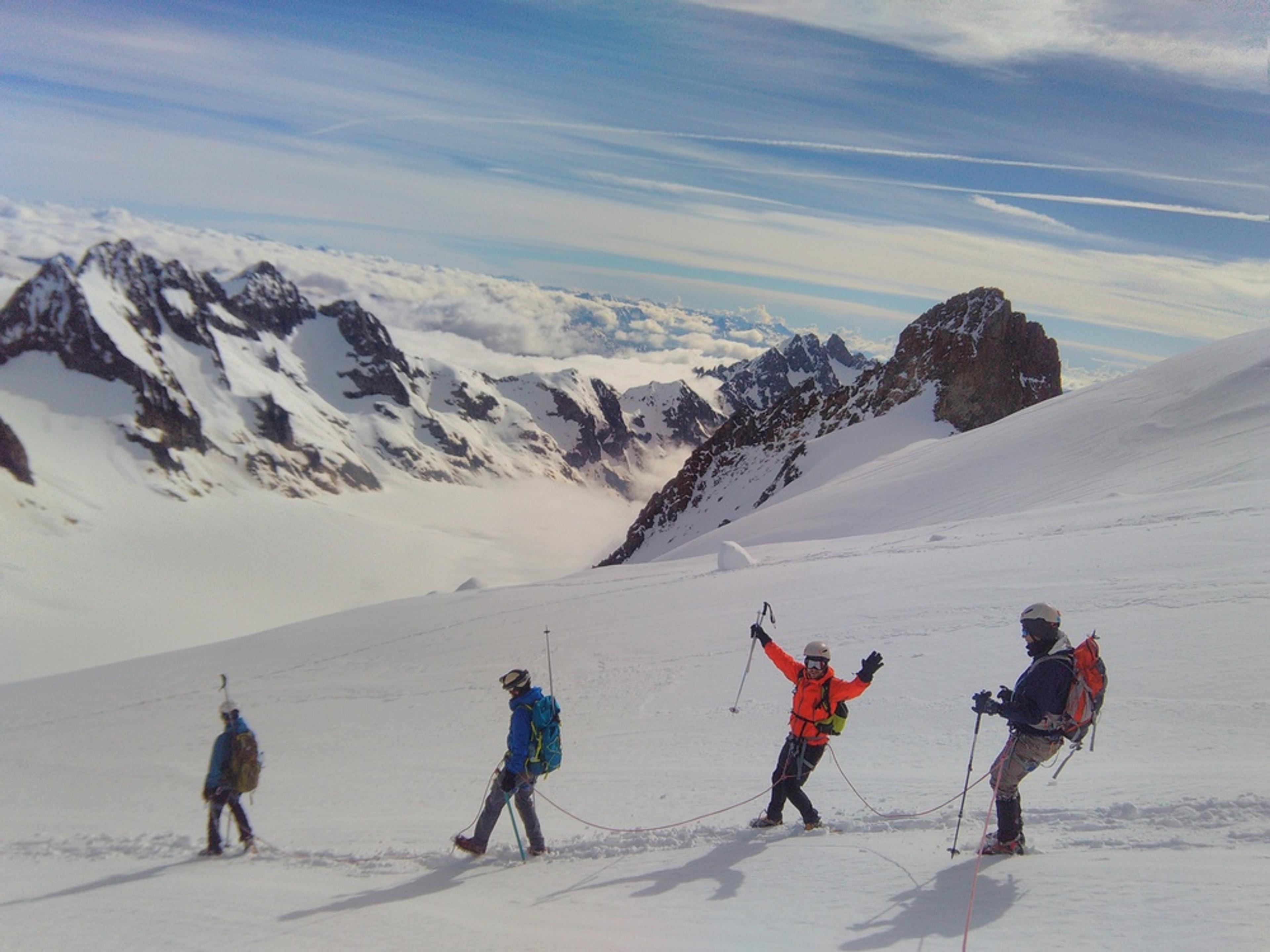 Stage Dôme des Ecrins - Et on descend