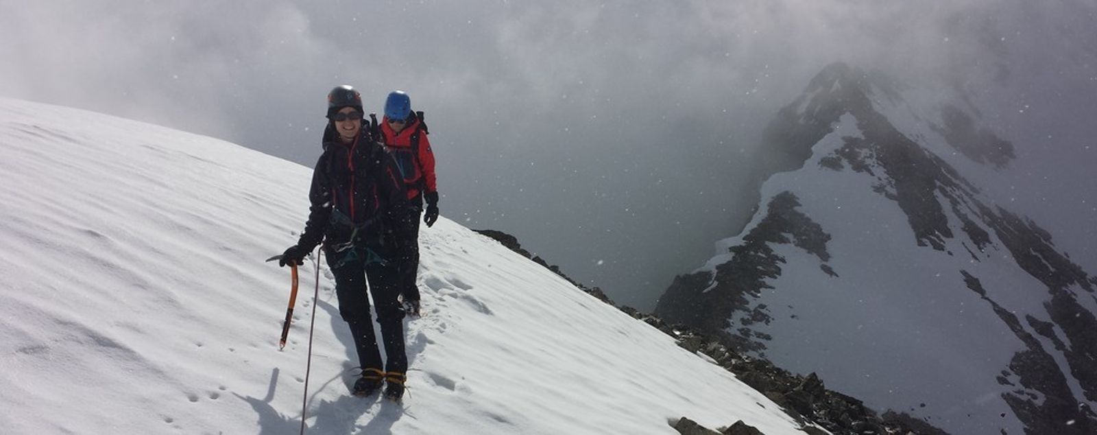 Initiation alpinisme - Sortie du couloir sud du Pic d'Arsine