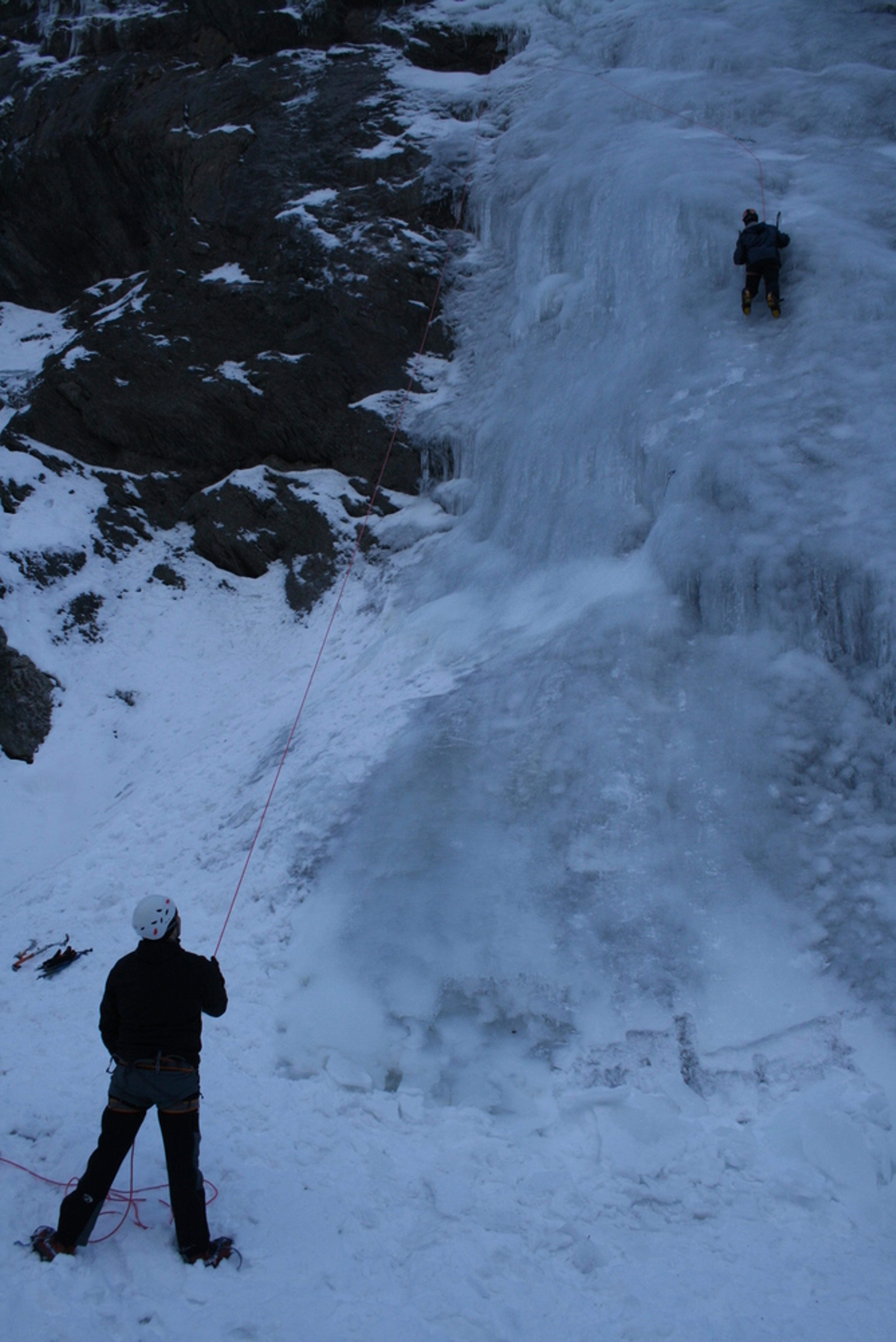Initiation Cascade de glace - Moulinette d'entrainement