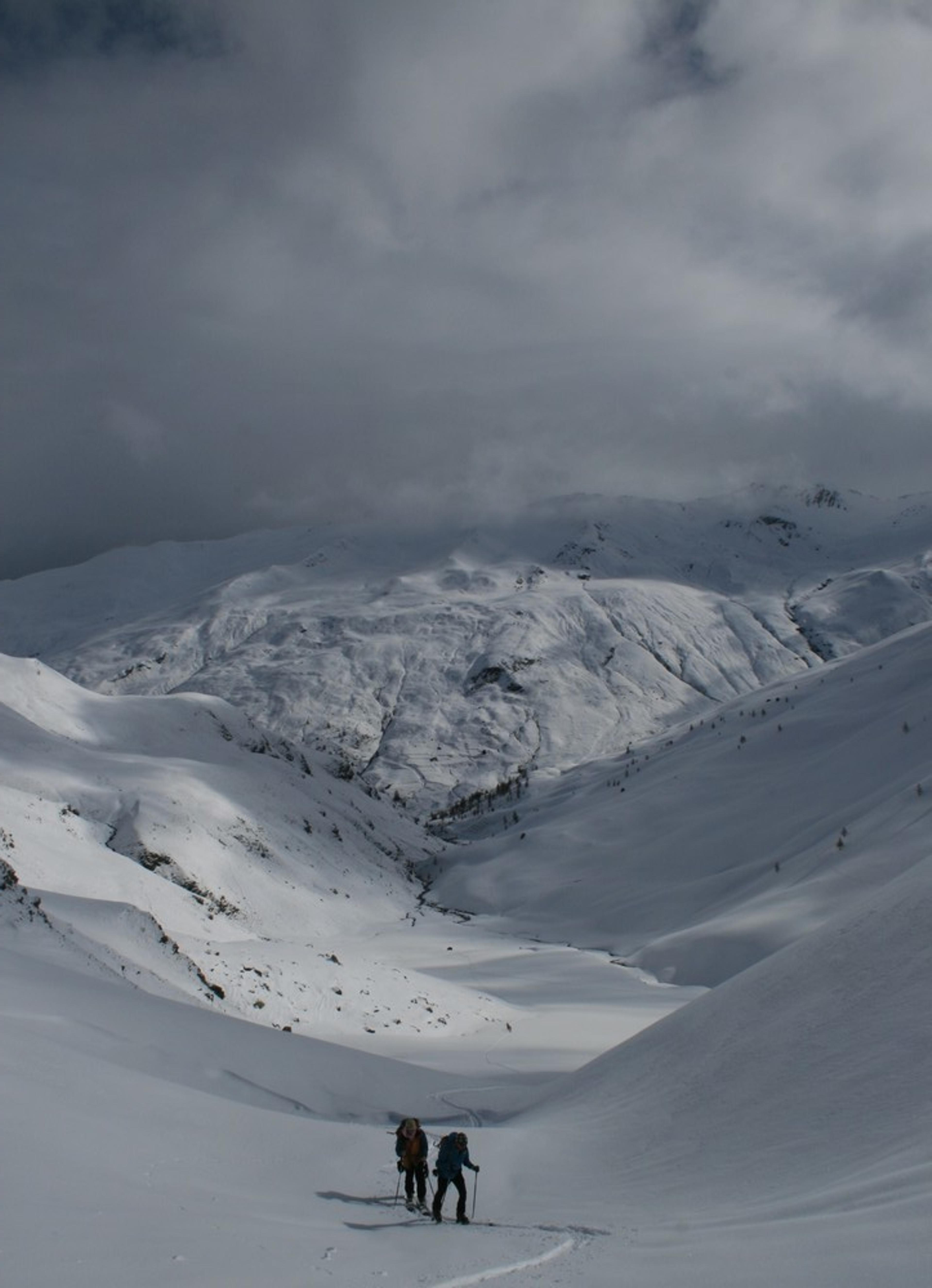 Cime du Grand Vallon - Le nuage qui nous joue des tours