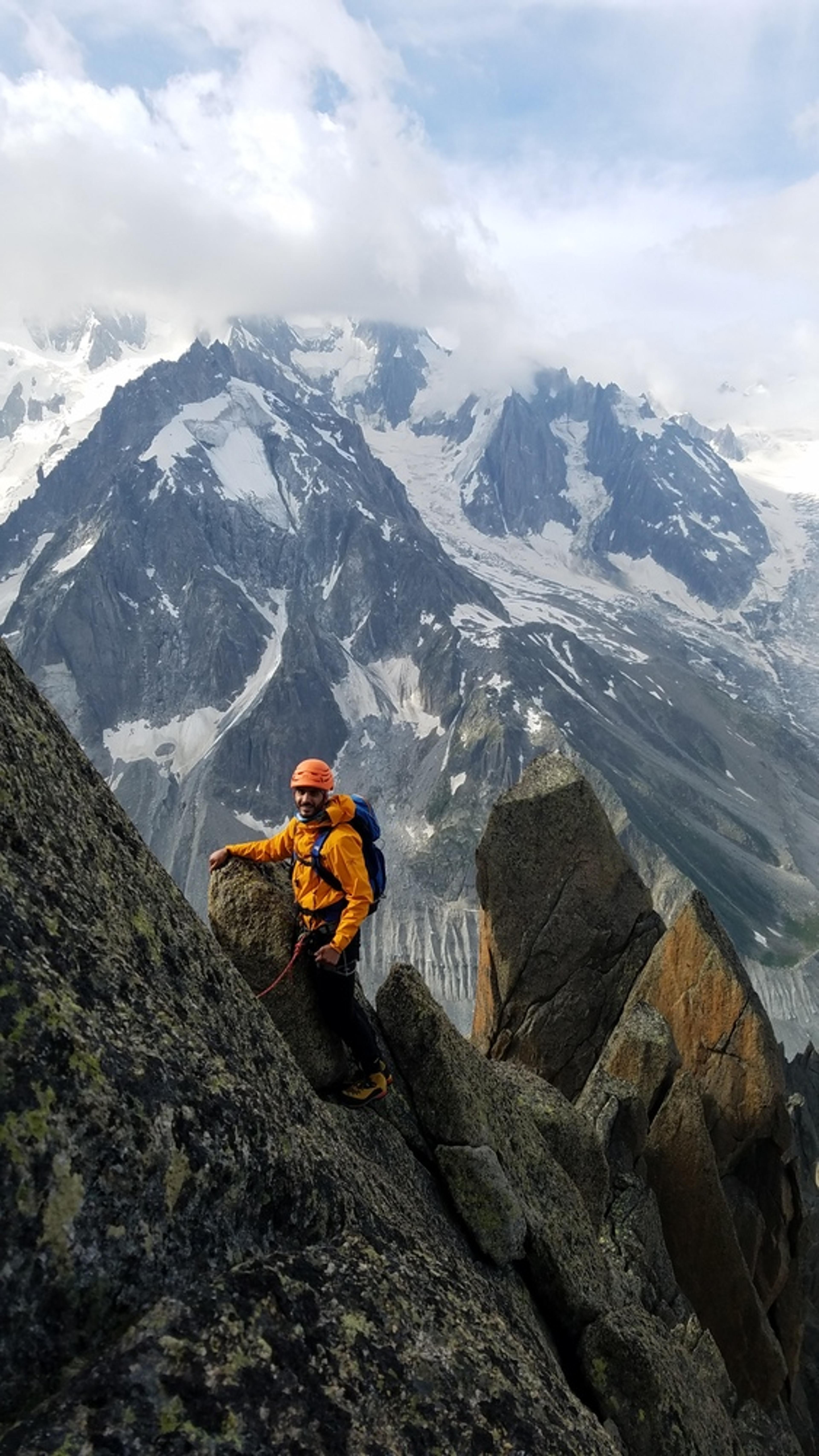Sur l'arête sud intégrale, heureux le père Antoine!