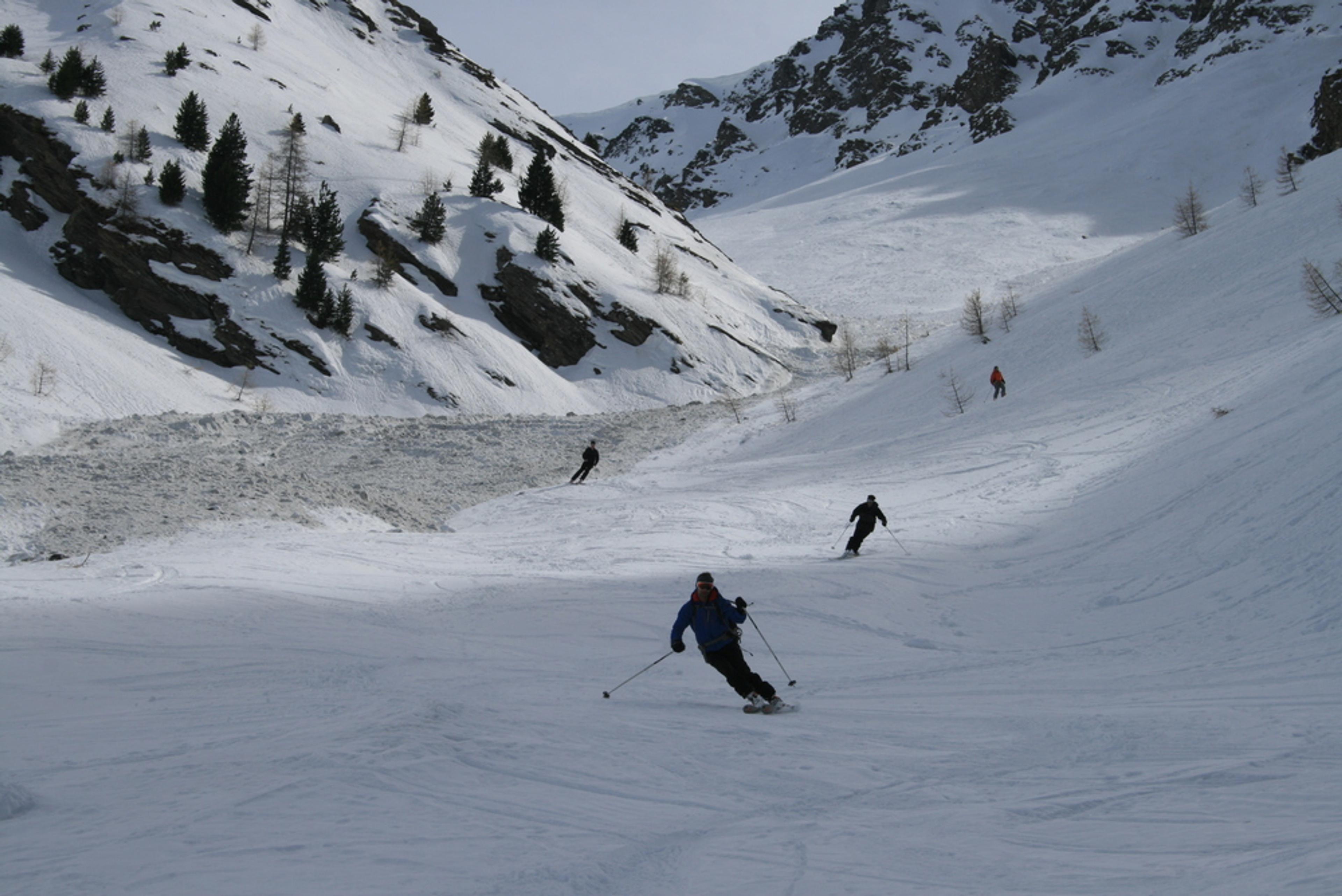 Raid ski Queyras - Tête du Longet - Excellent jusqu'en bas!