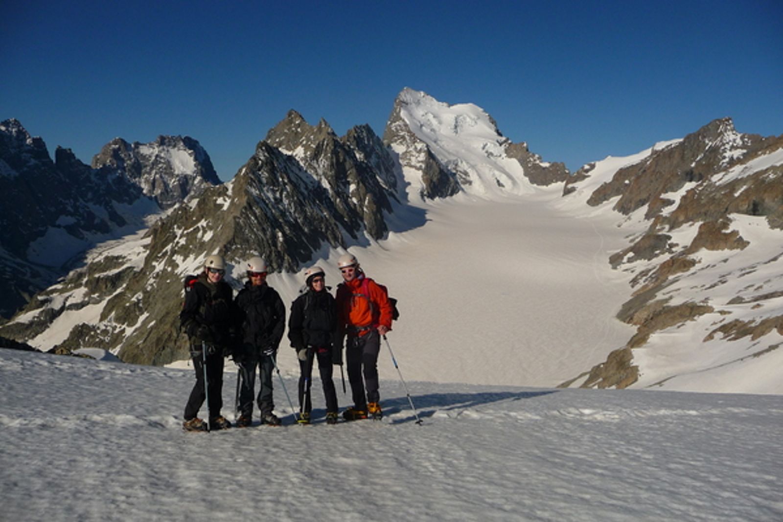 Pic d'Arsine - Pause devant l'objectif du lendemain