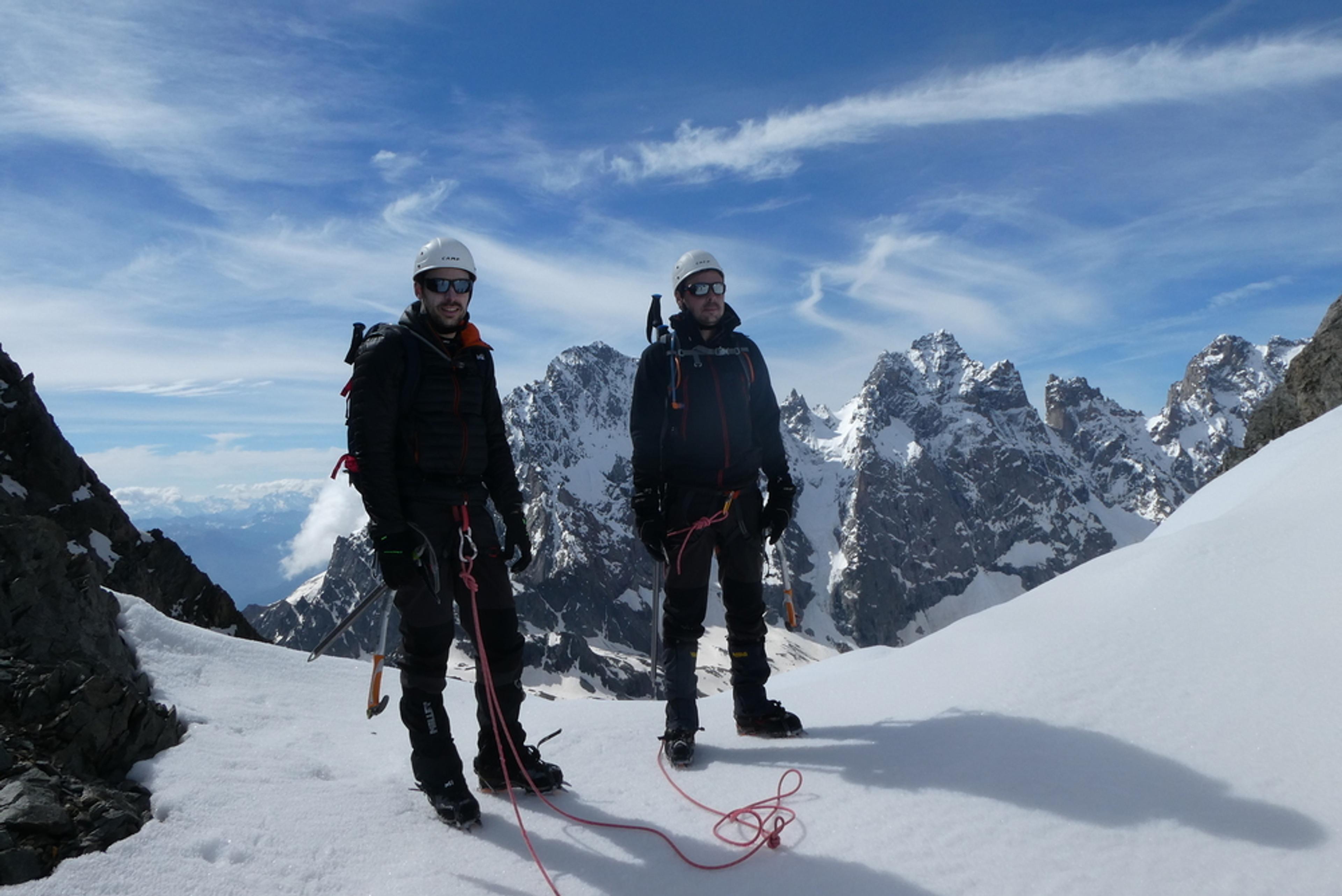 Couloir de la Sagne - Au col de la Sagne