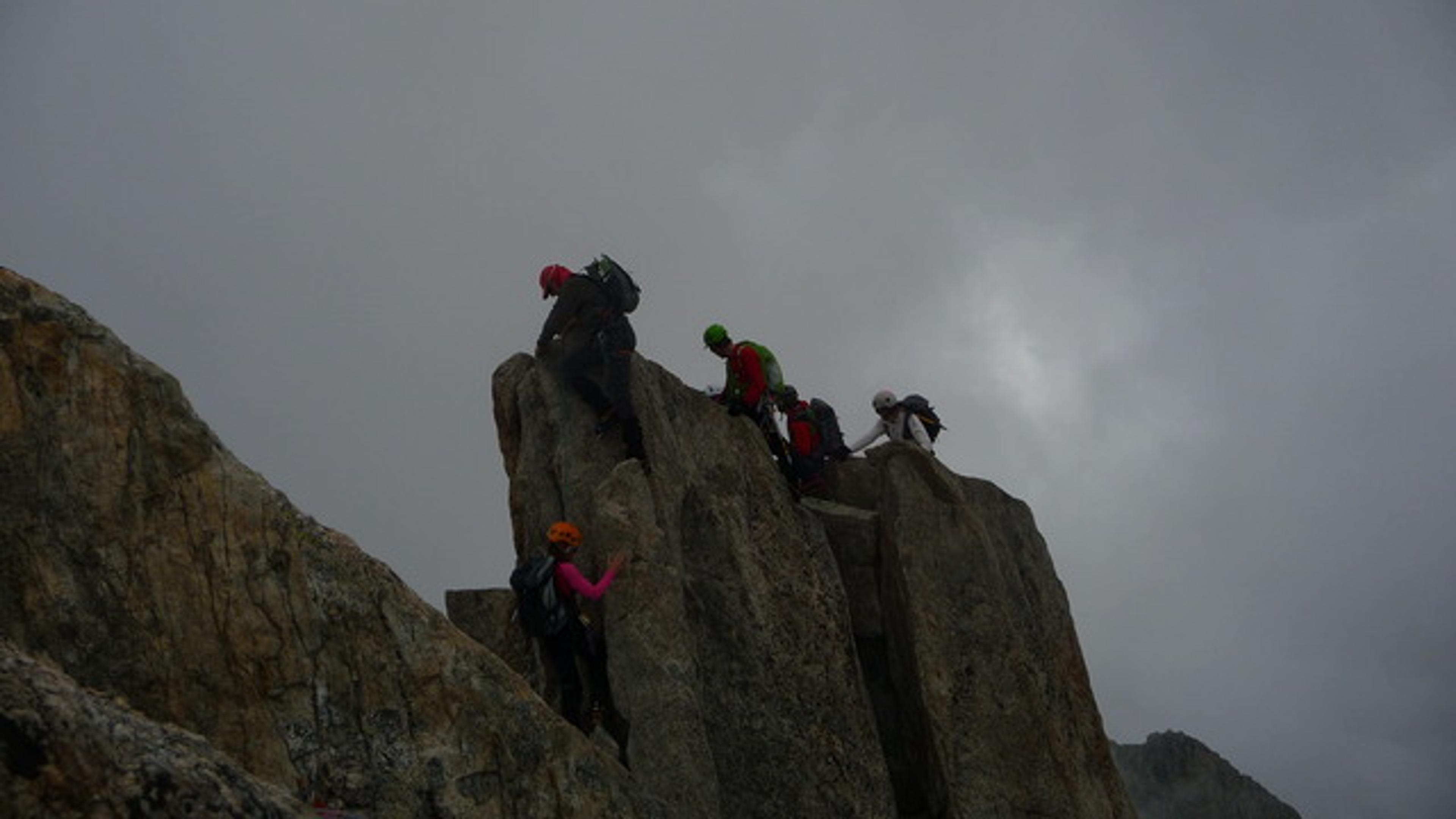 Petite Aiguille Verte - Mais qui sont tous ces gens?