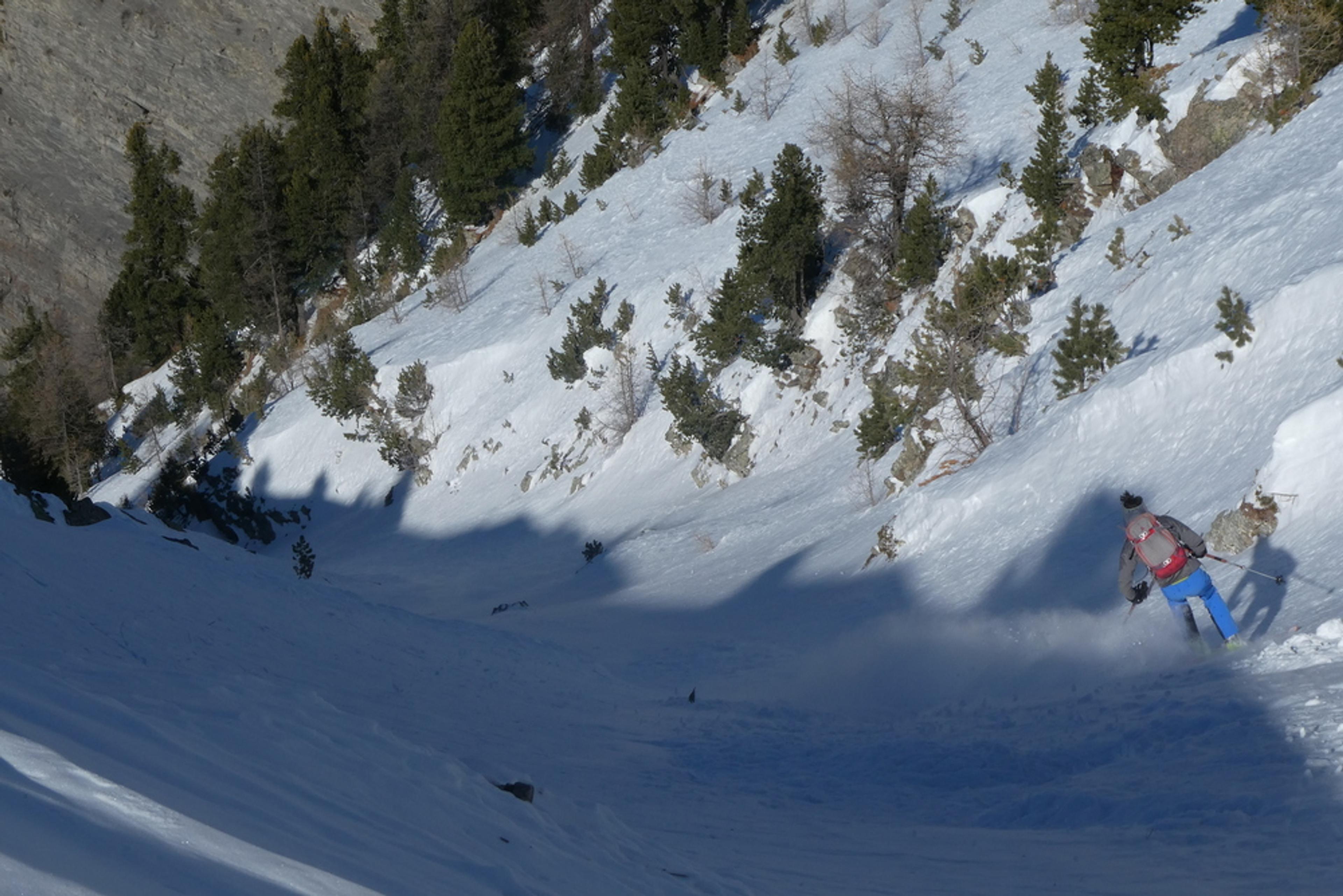 Torrent de l'Alpet - Le couloir que nous ne remonterons pas!