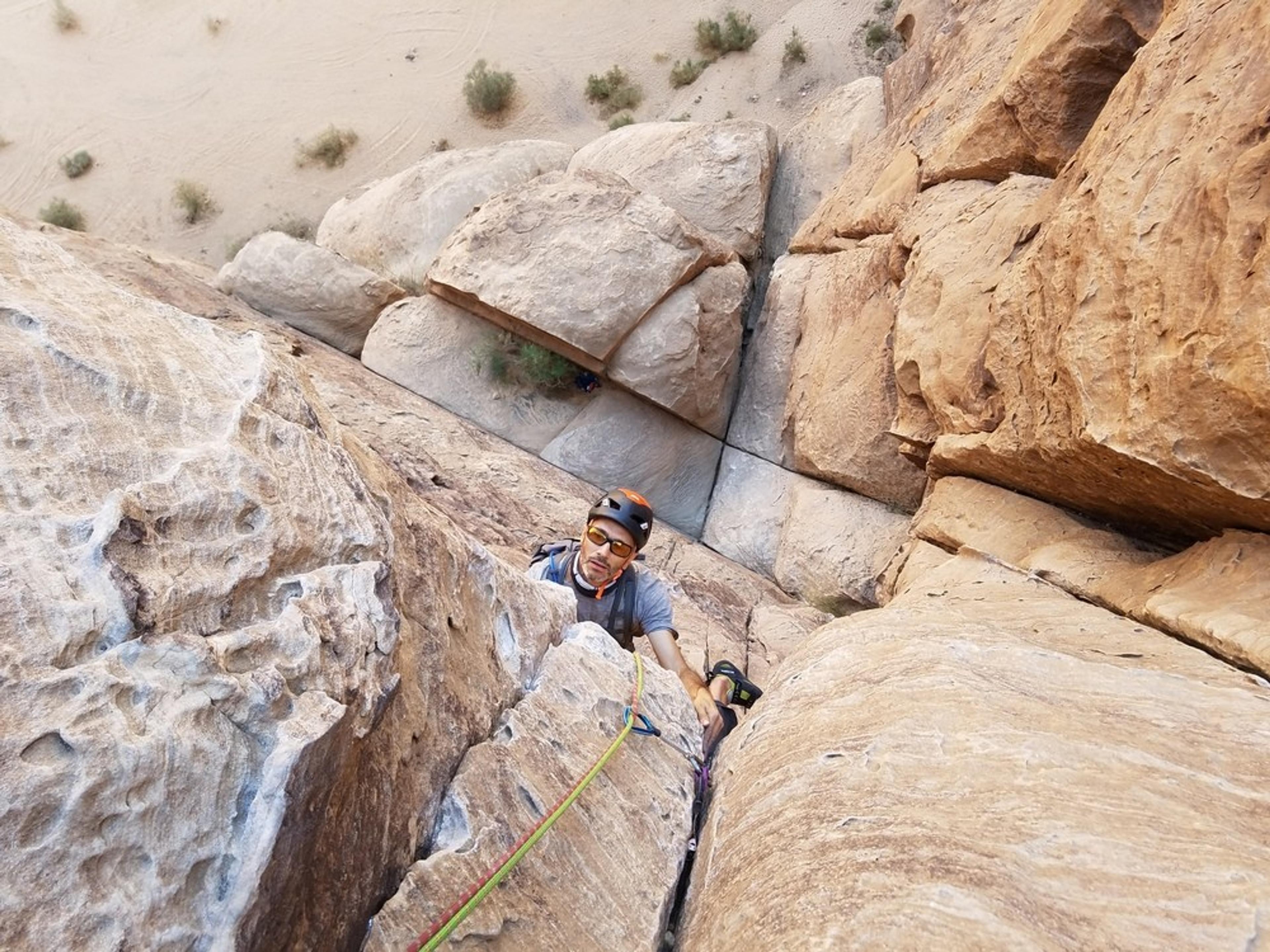 Barrah canyon - Merlin's wand - Le premier surplomb