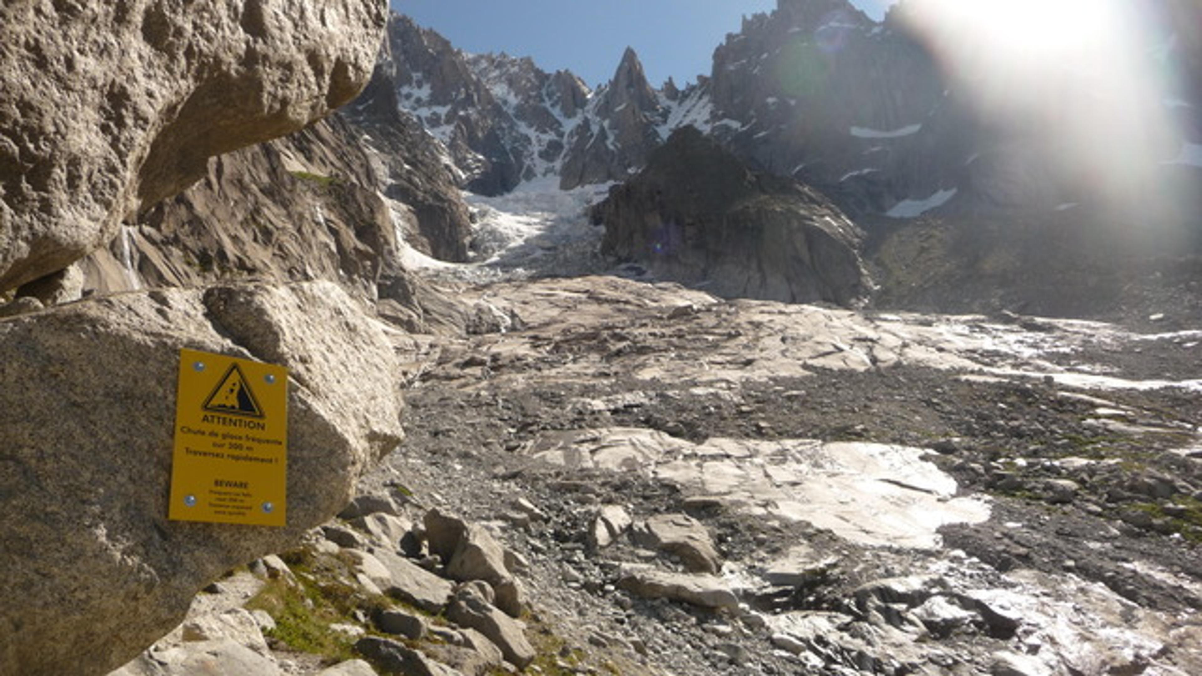 Le glacier de la Charpoua