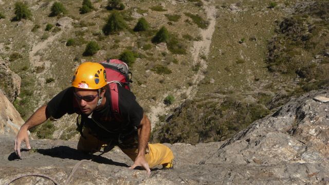 Paroi des Lys - Rouge désir et le haut dans le Gaz