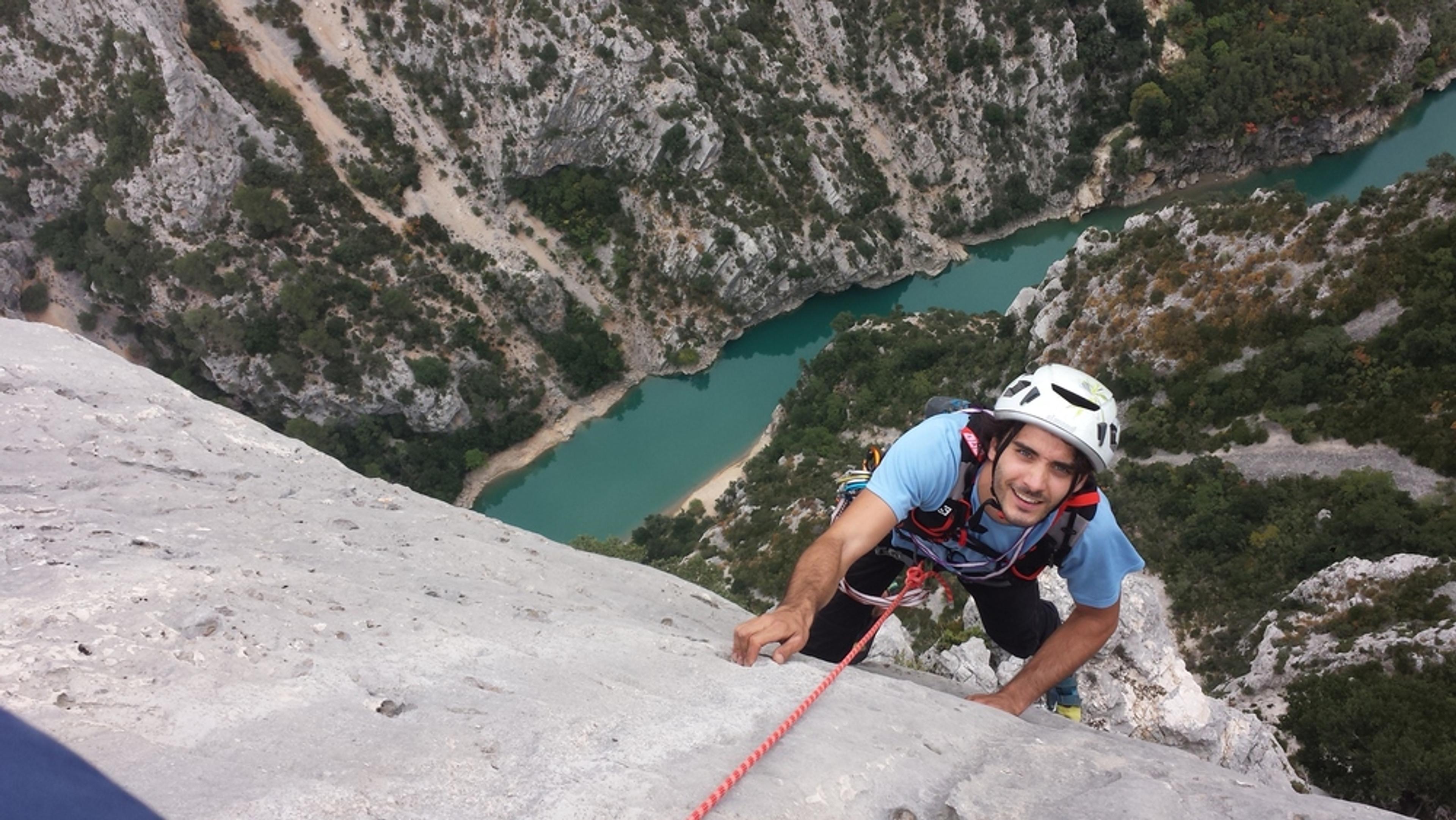 Verdon - Eperon des Venellois - Il est pas beau le Roberto!!