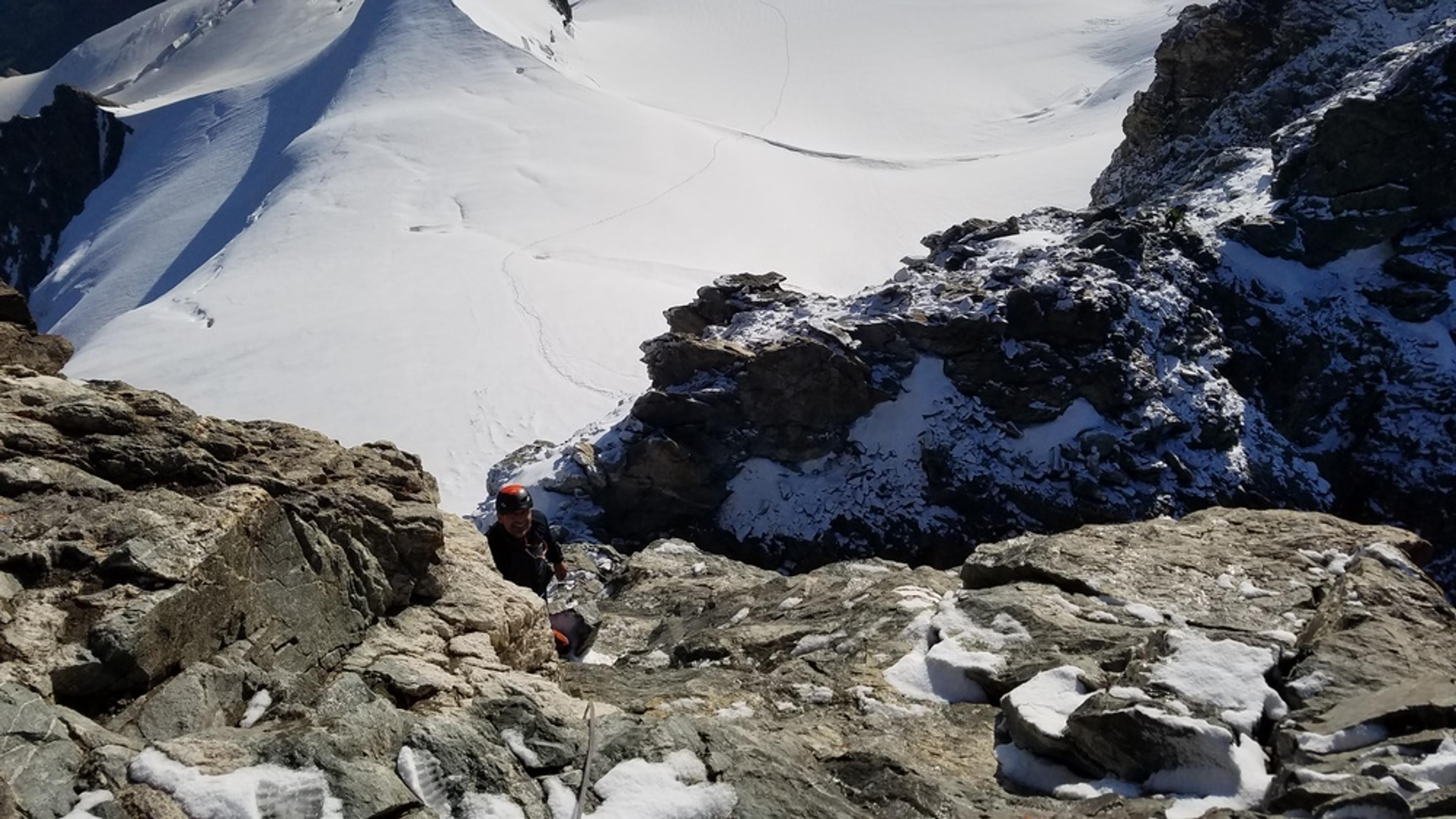 Traversée Pavé Meije Orientale - Dernière longueur