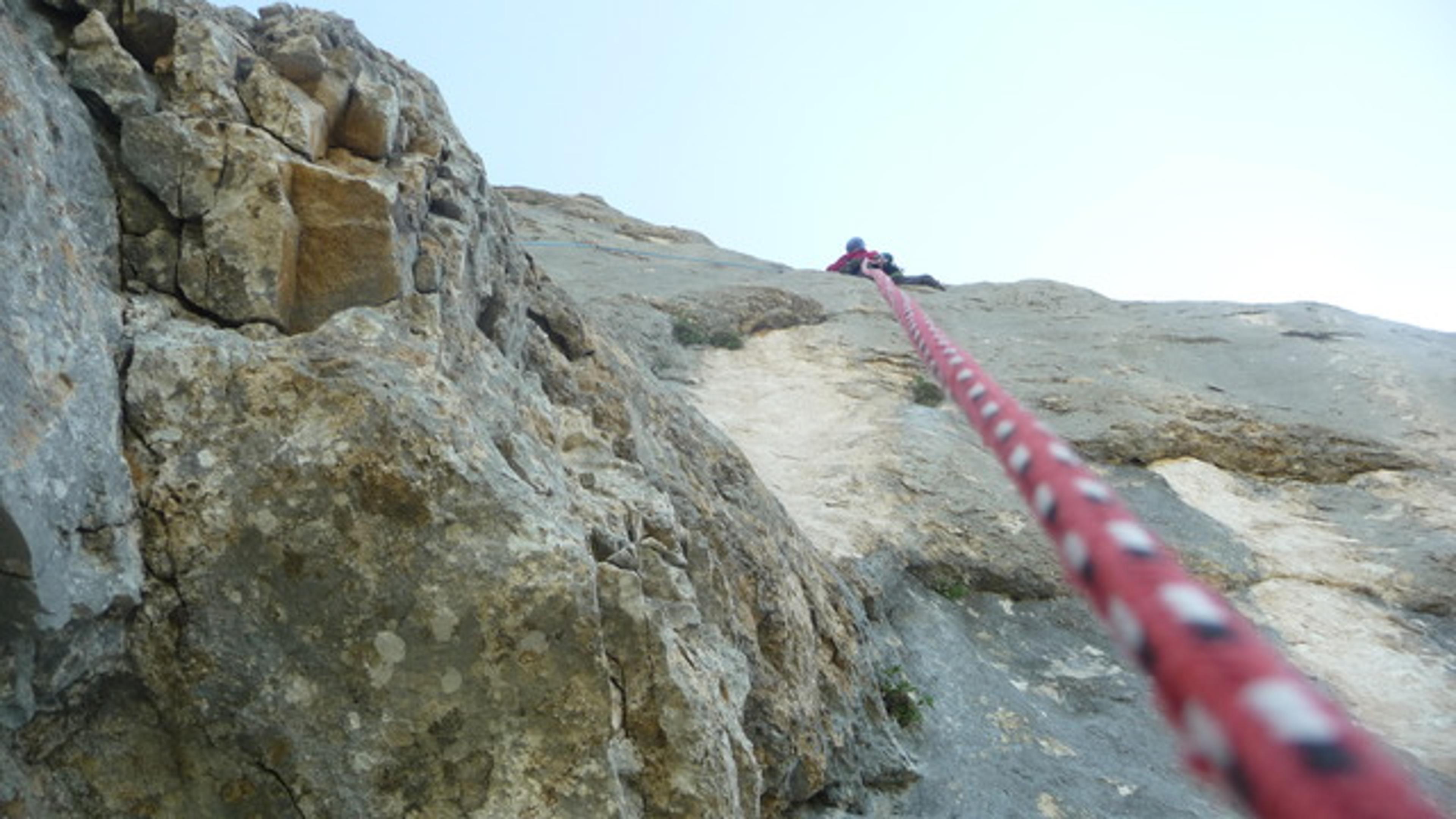 Seb engage dans le 7b