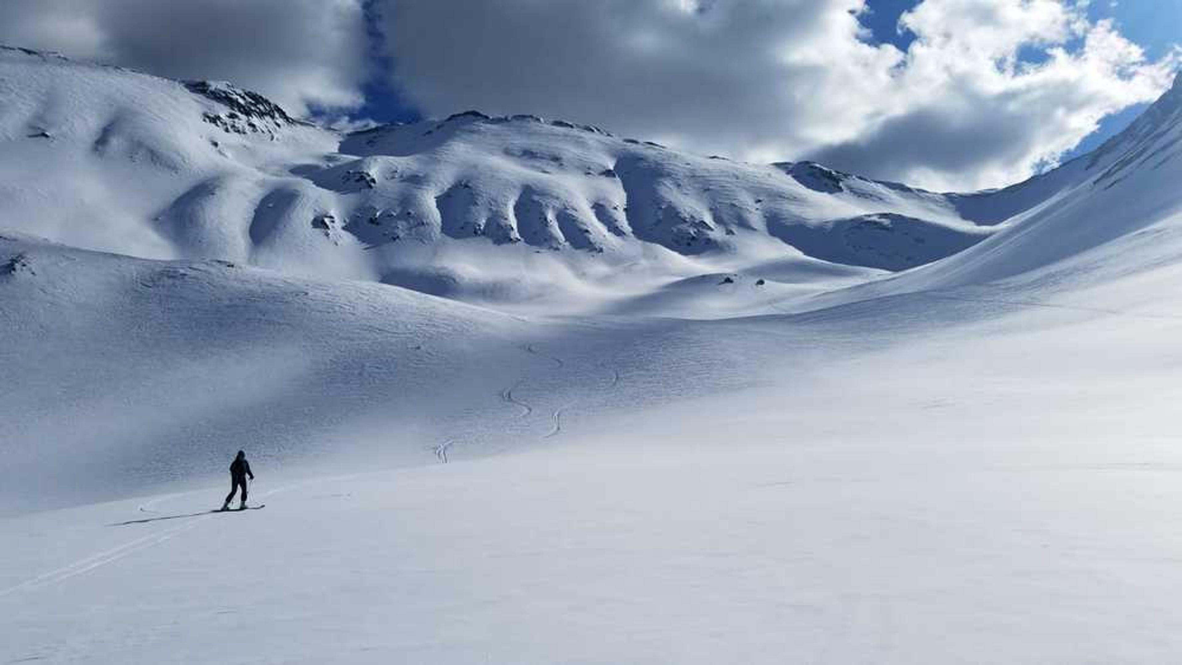 Freerando Les Orres - Tête de l'Aupet - On appelle ça le petit Vallon!