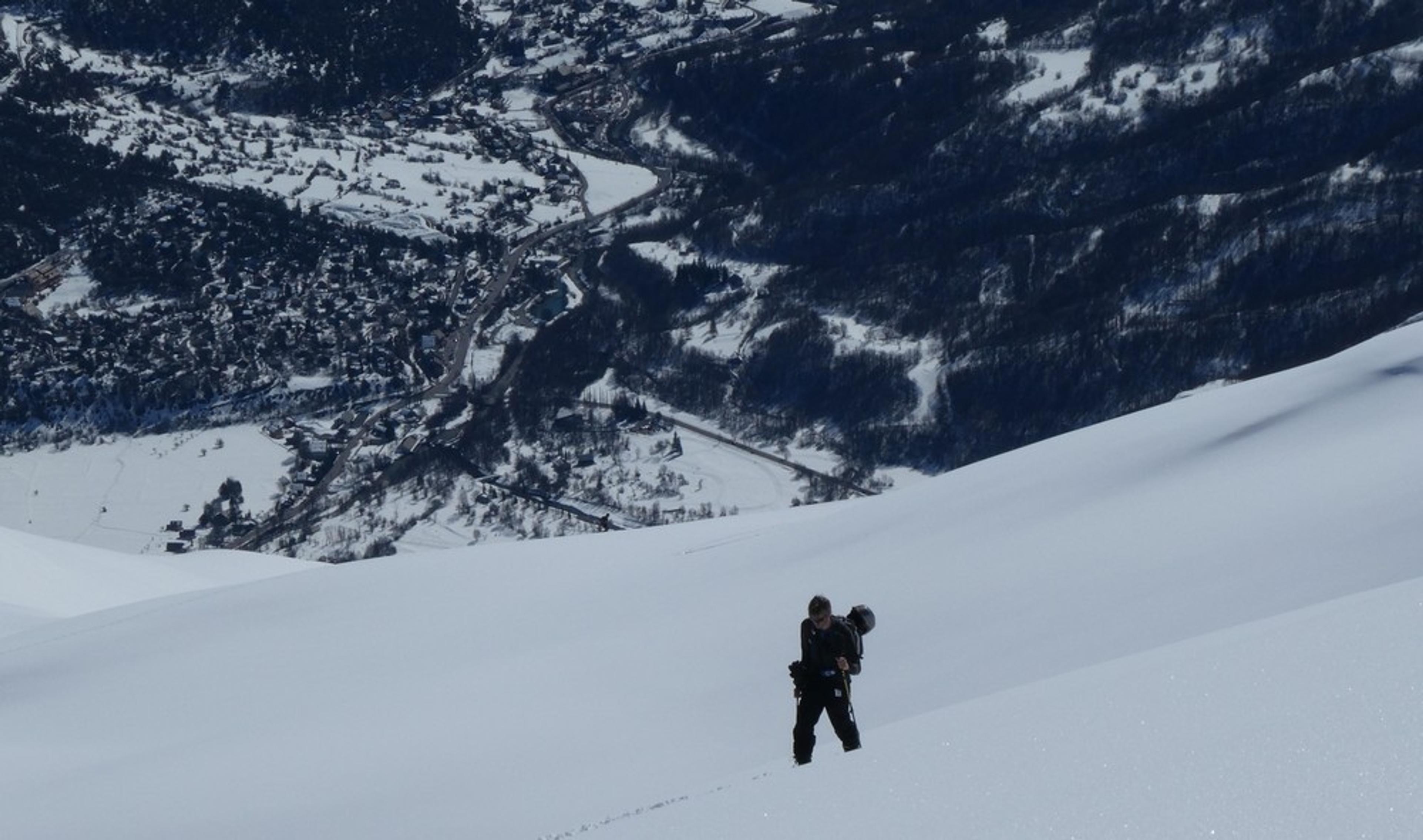 Couloir nord Rouya - Loin au dessus des préoccupations
