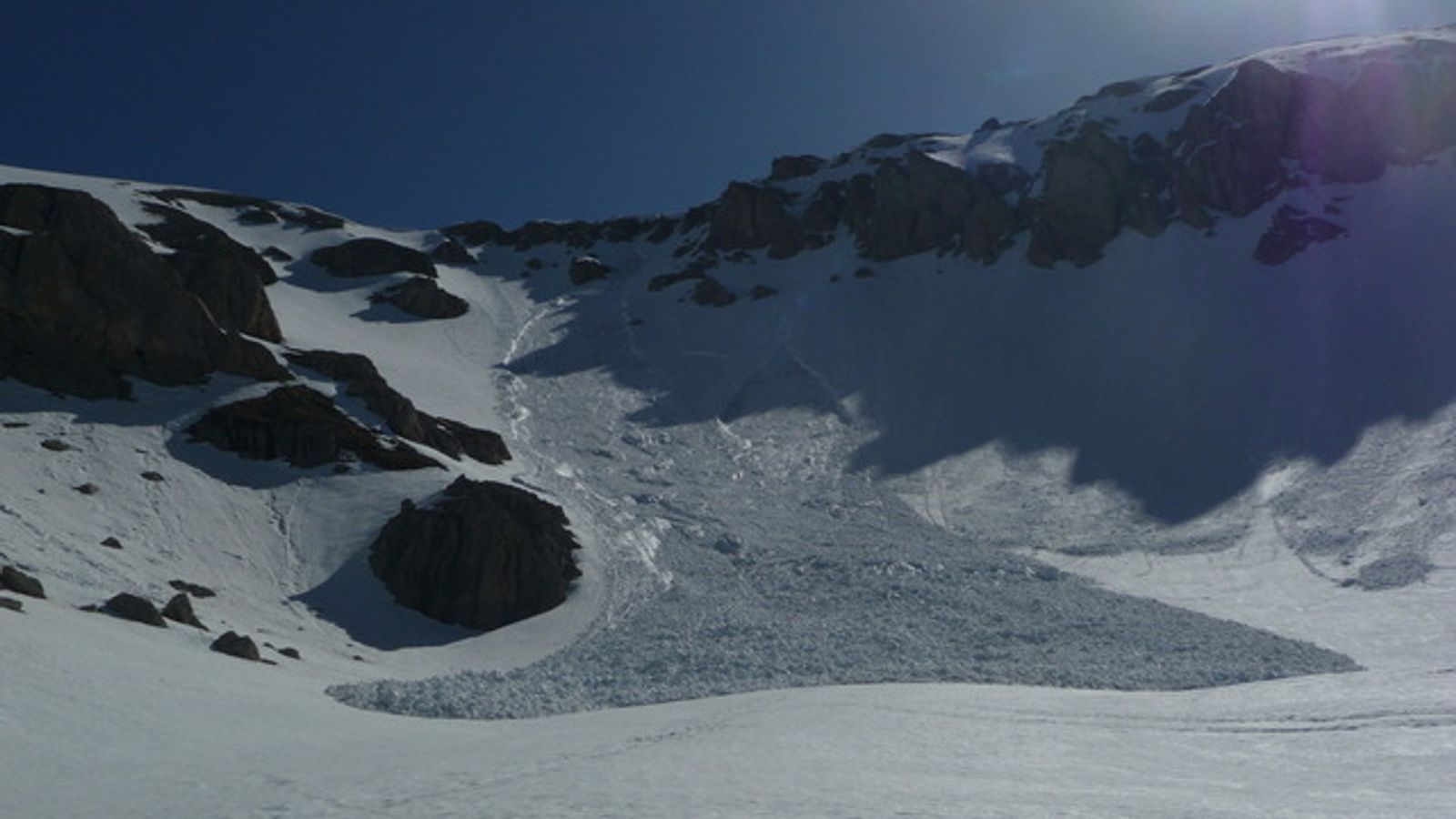 Avalanche vers Peyre - Eyraute