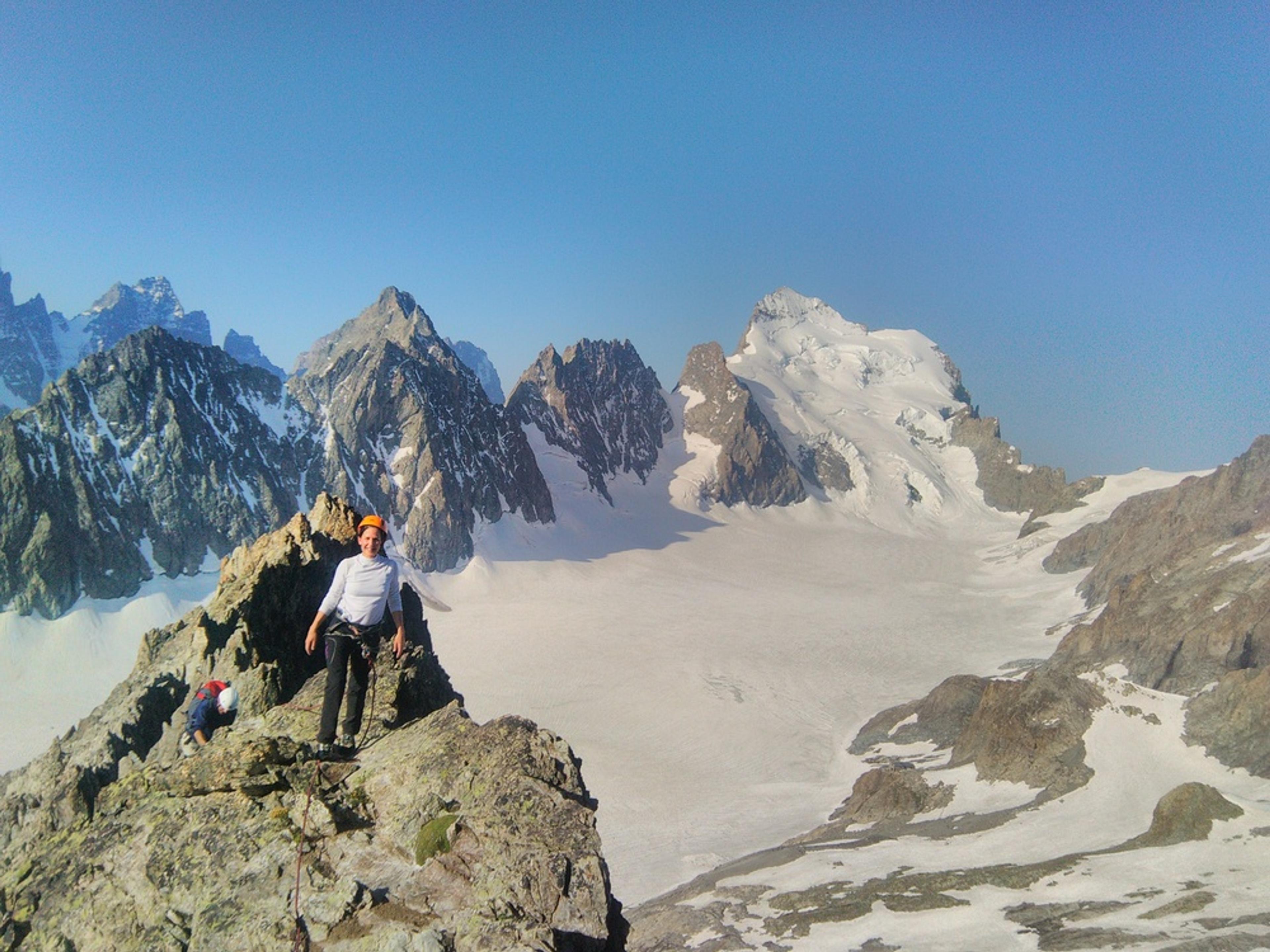 Pic du Glacier Blanc - Arête S - Vue sympa
