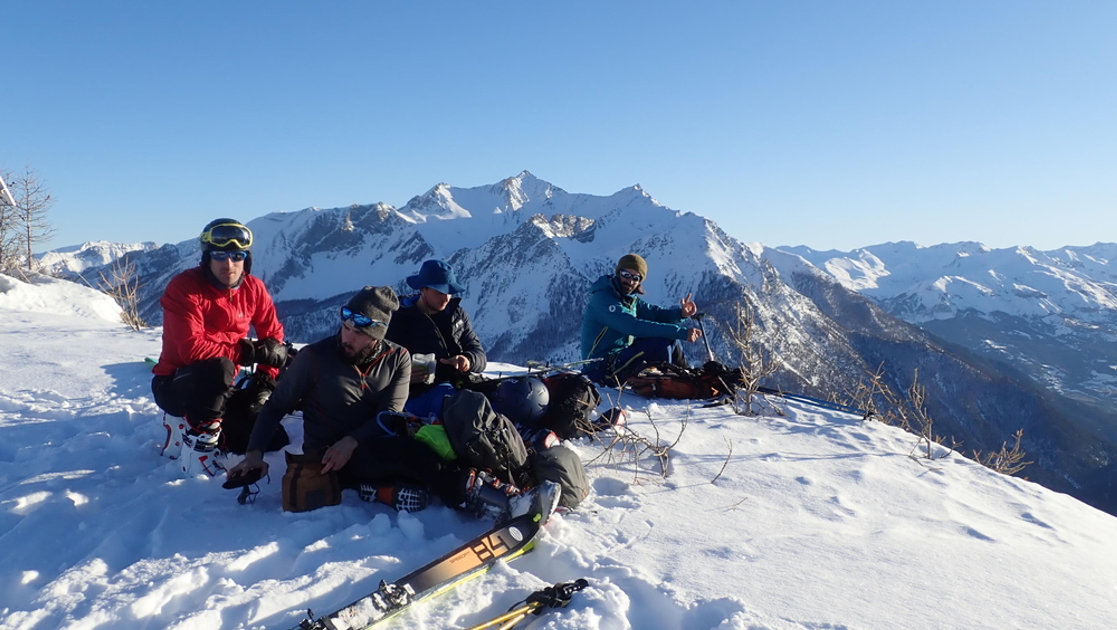Raid ski – Tête de Miéjour – La team